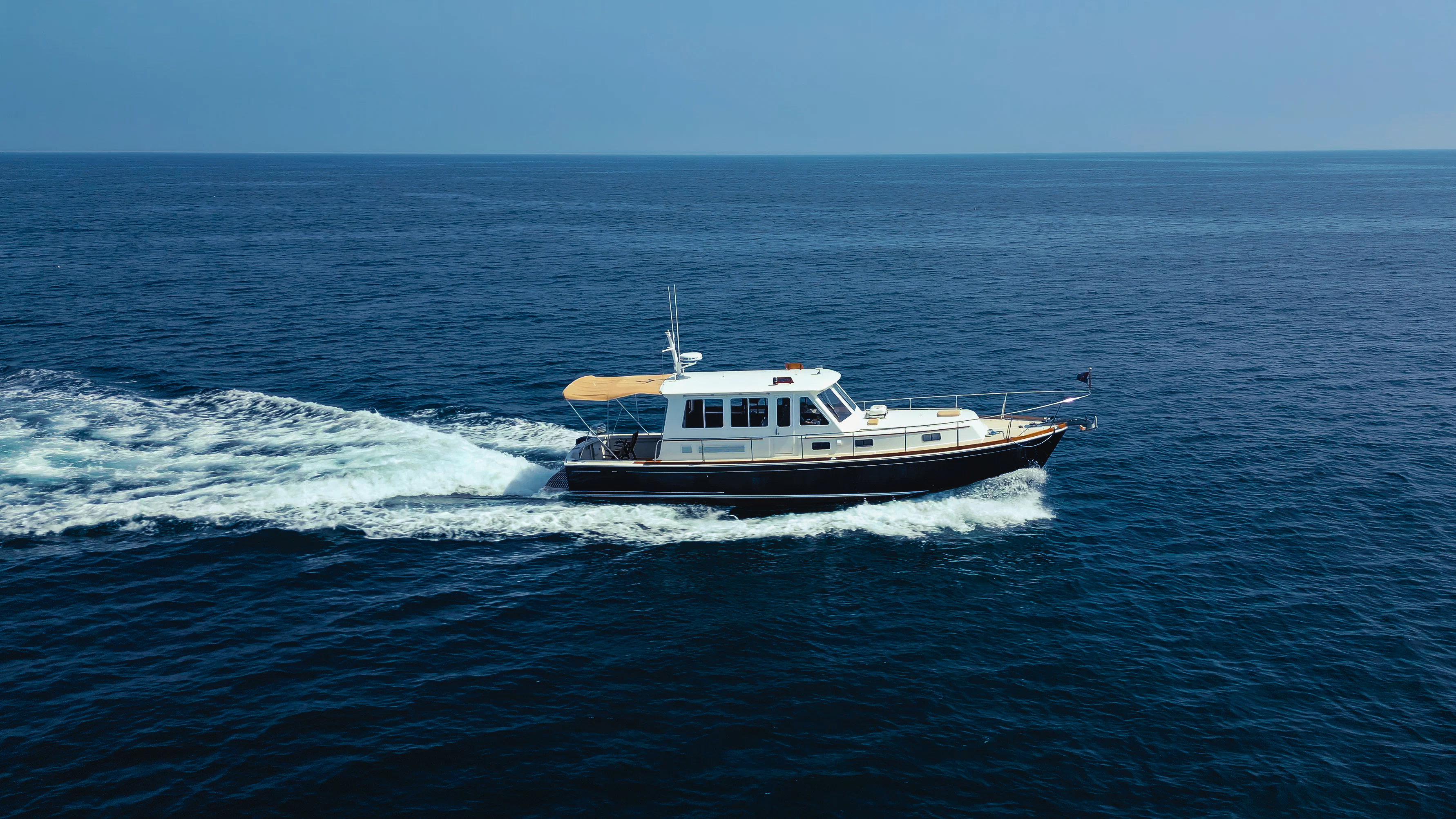 a boat on the water aboard OSPREY Yacht for Sale
