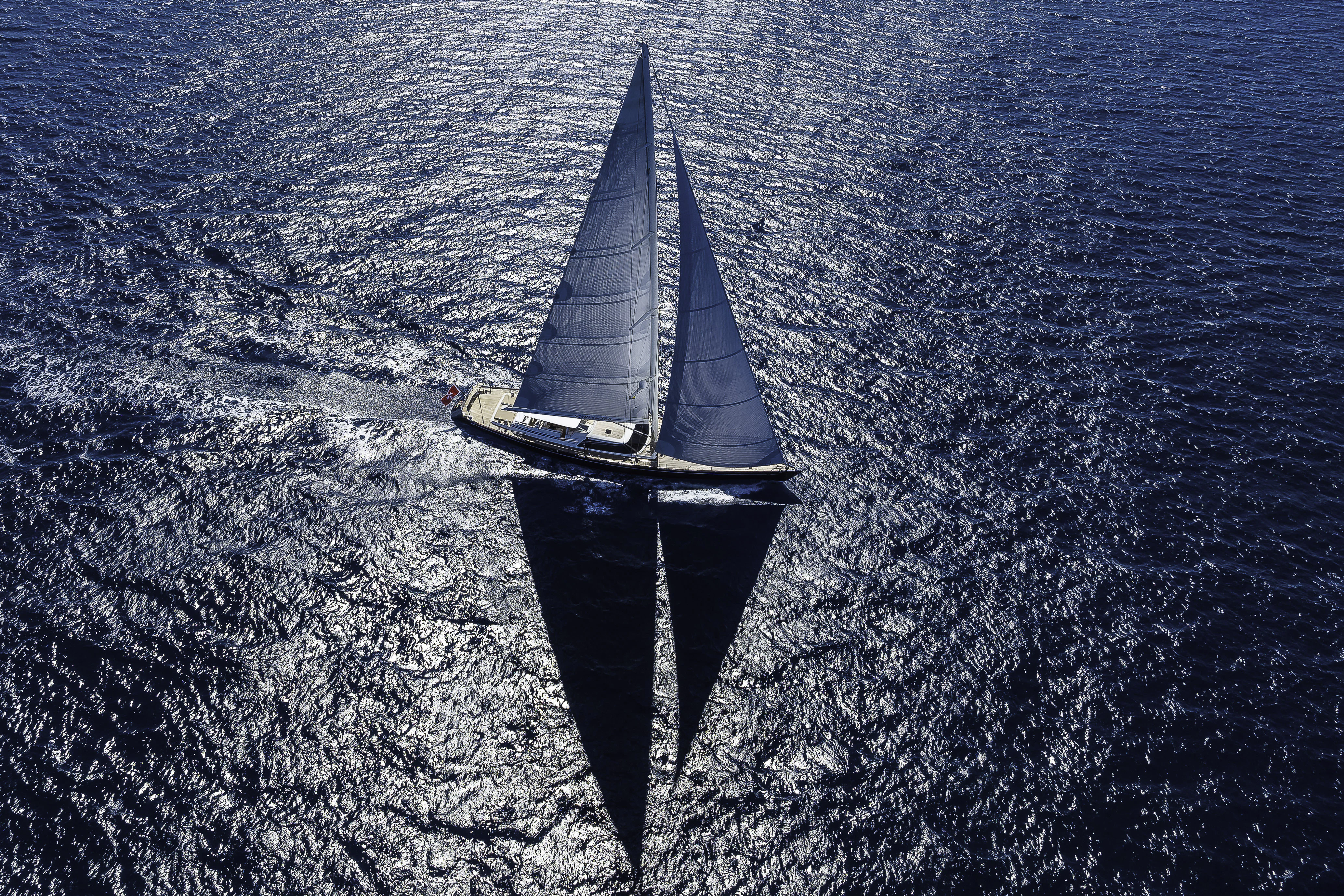 a sailboat on the water aboard SONG OF THE SEA Yacht for Sale