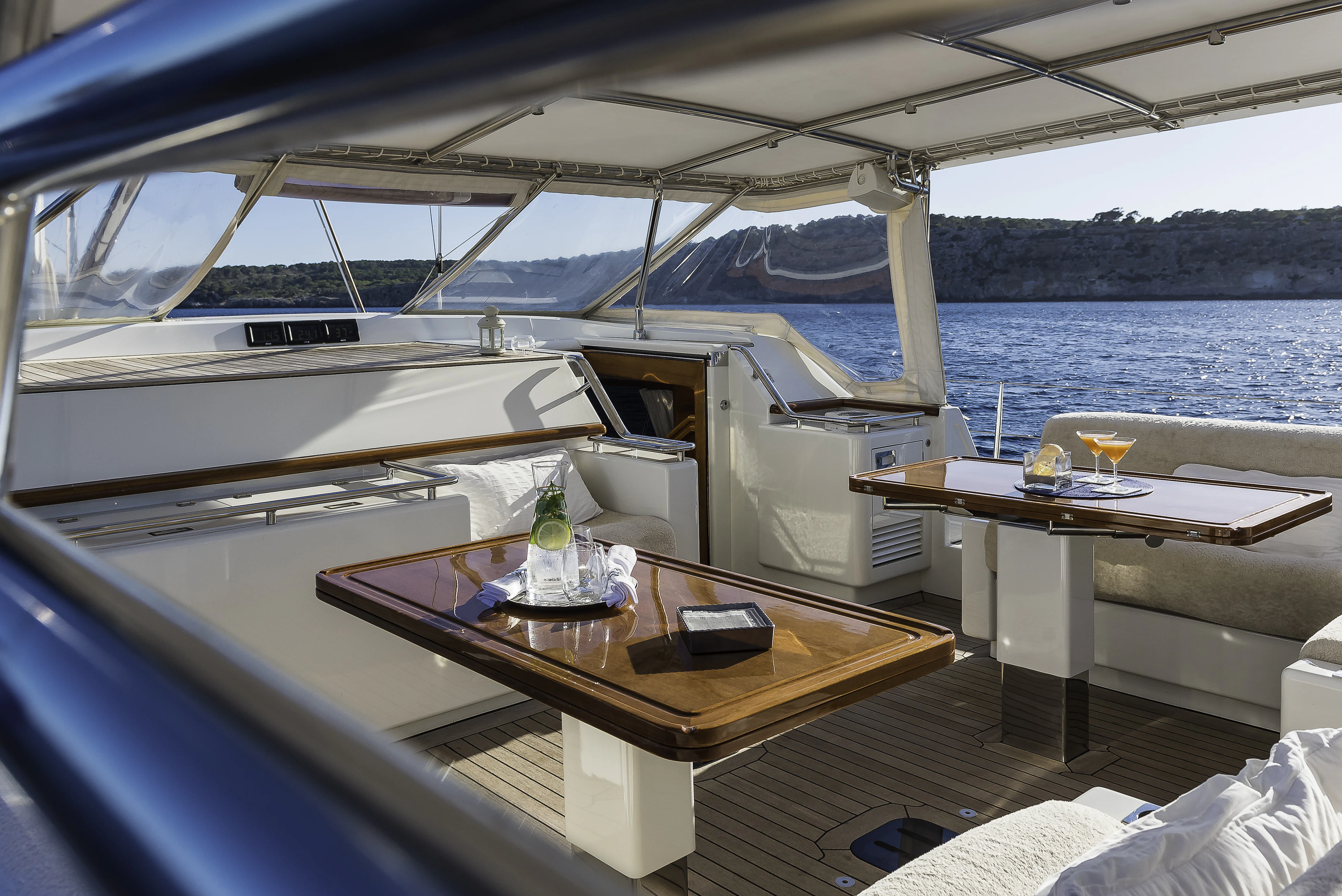 a boat on the water aboard SONG OF THE SEA Yacht for Sale