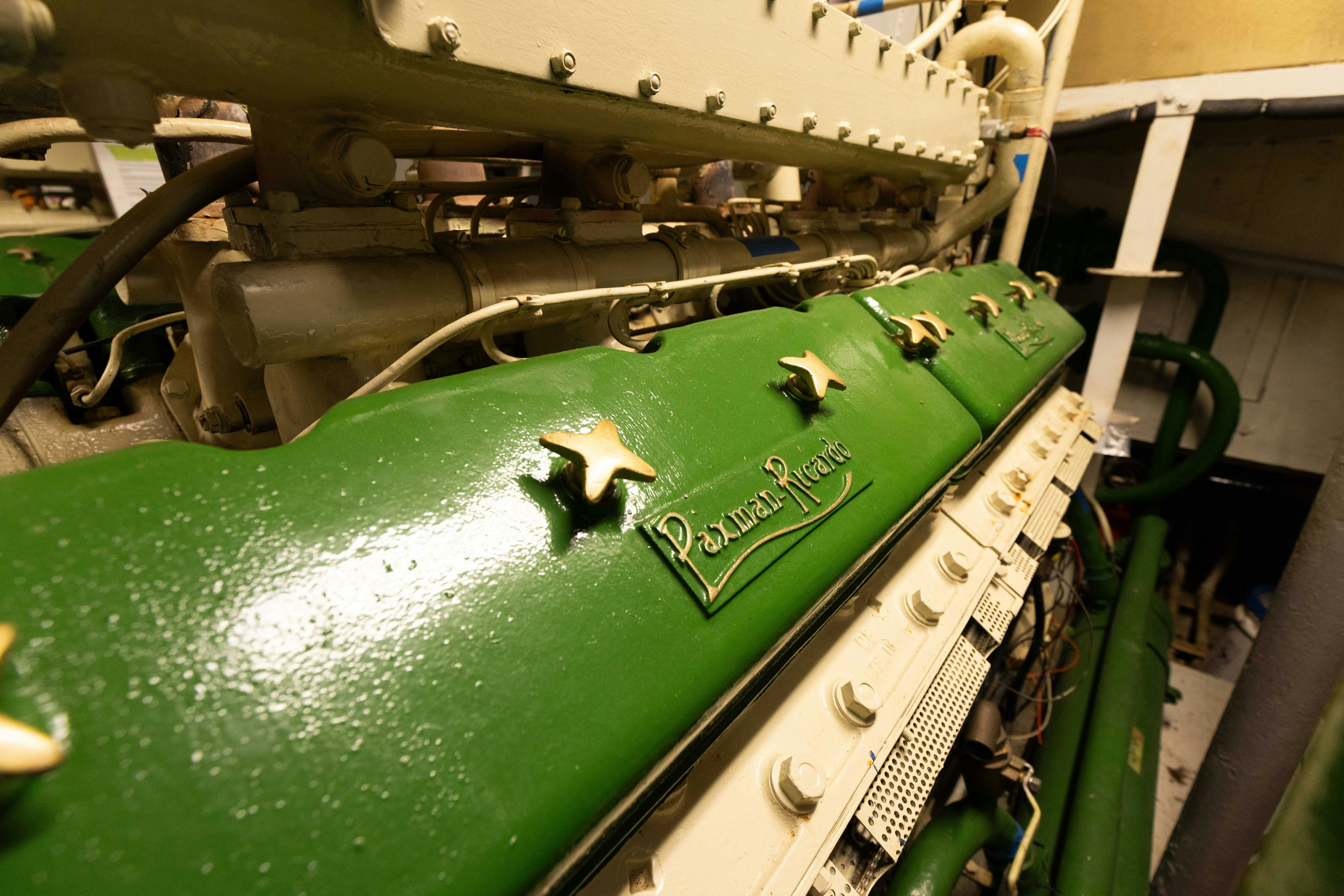 a machine with a green liquid aboard NORTHWIND Yacht for Sale