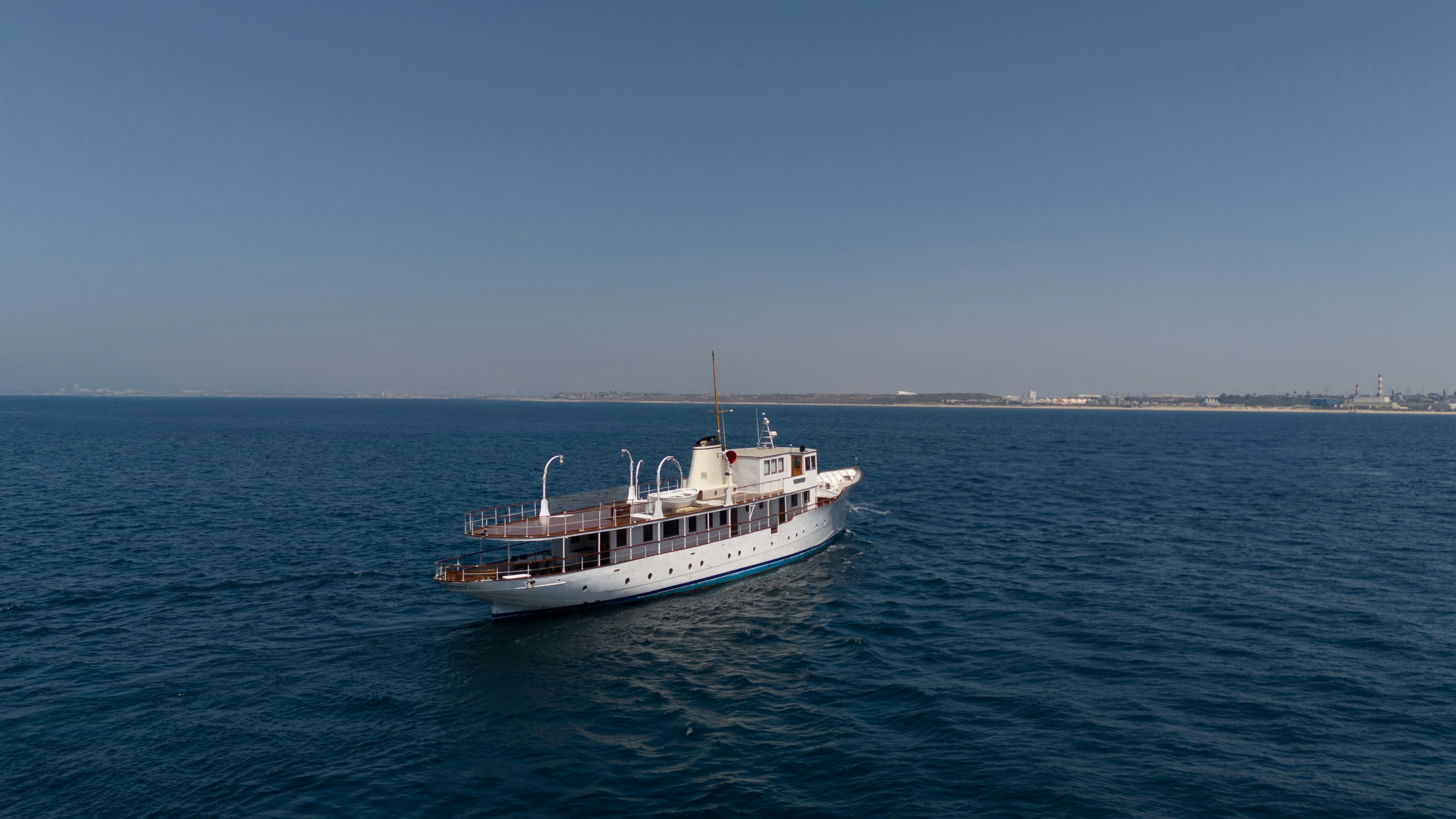 a boat in the water aboard NORTHWIND Yacht for Sale