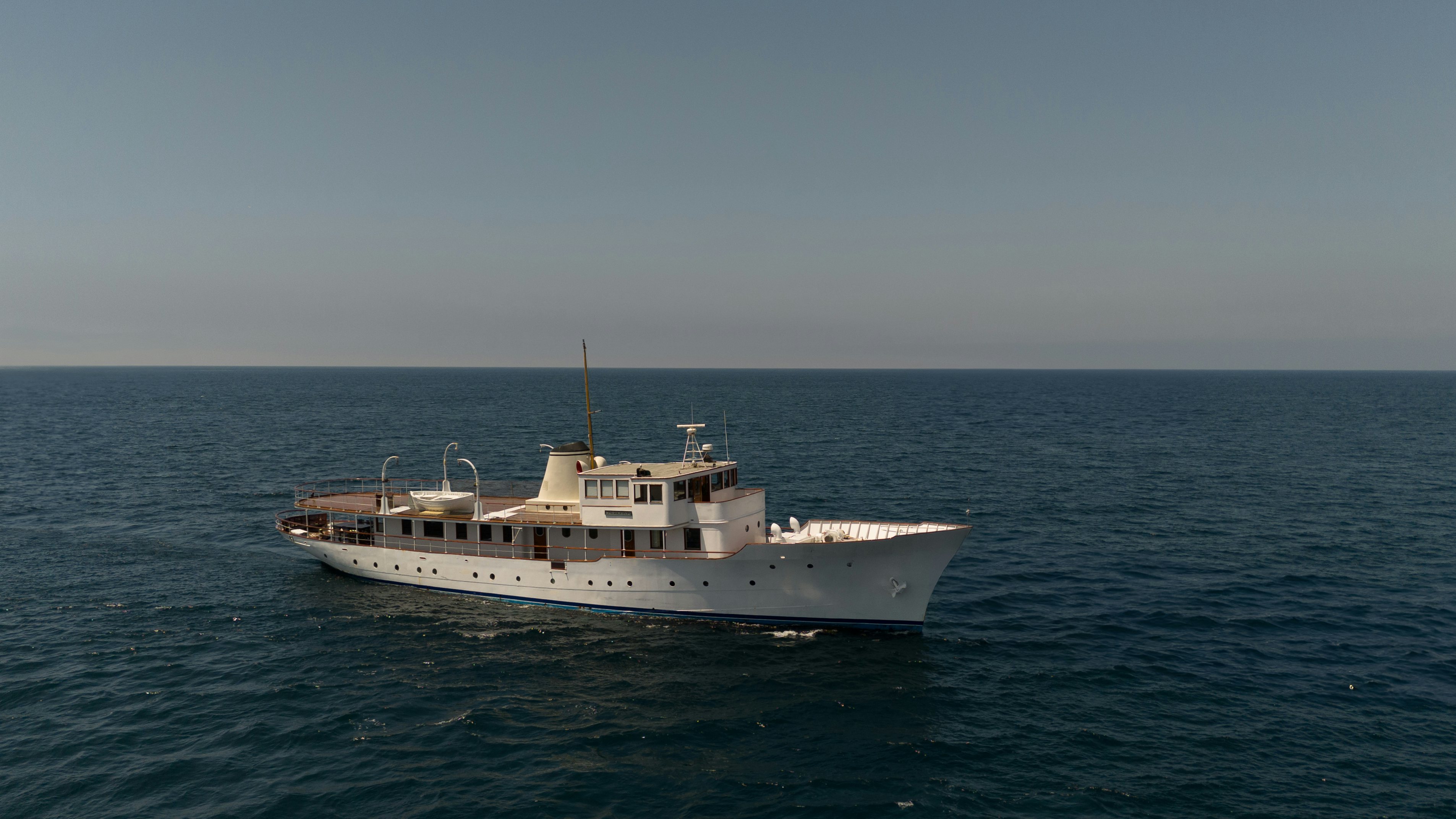 a boat in the water aboard NORTHWIND Yacht for Sale