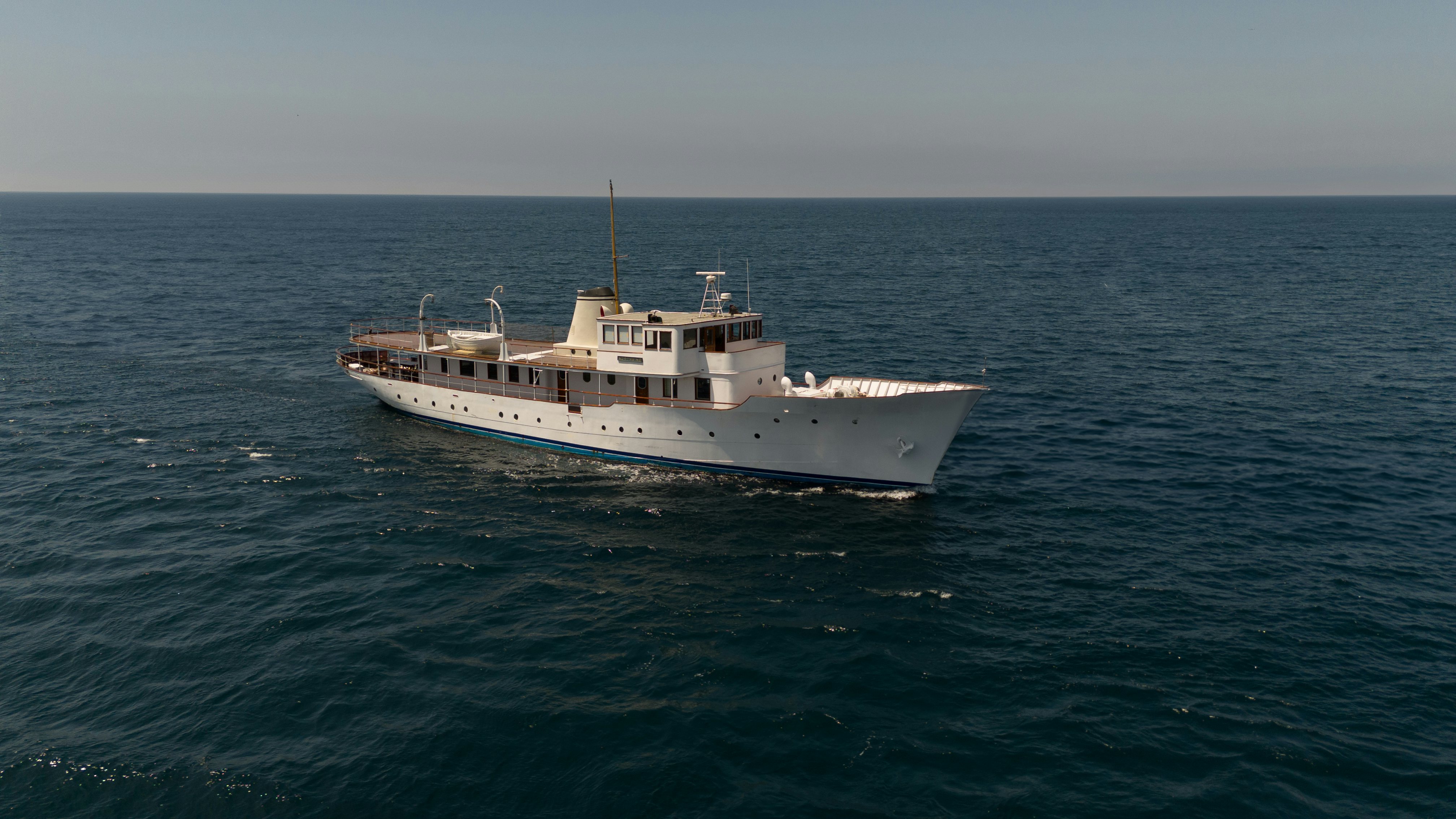 a boat in the water aboard NORTHWIND Yacht for Sale