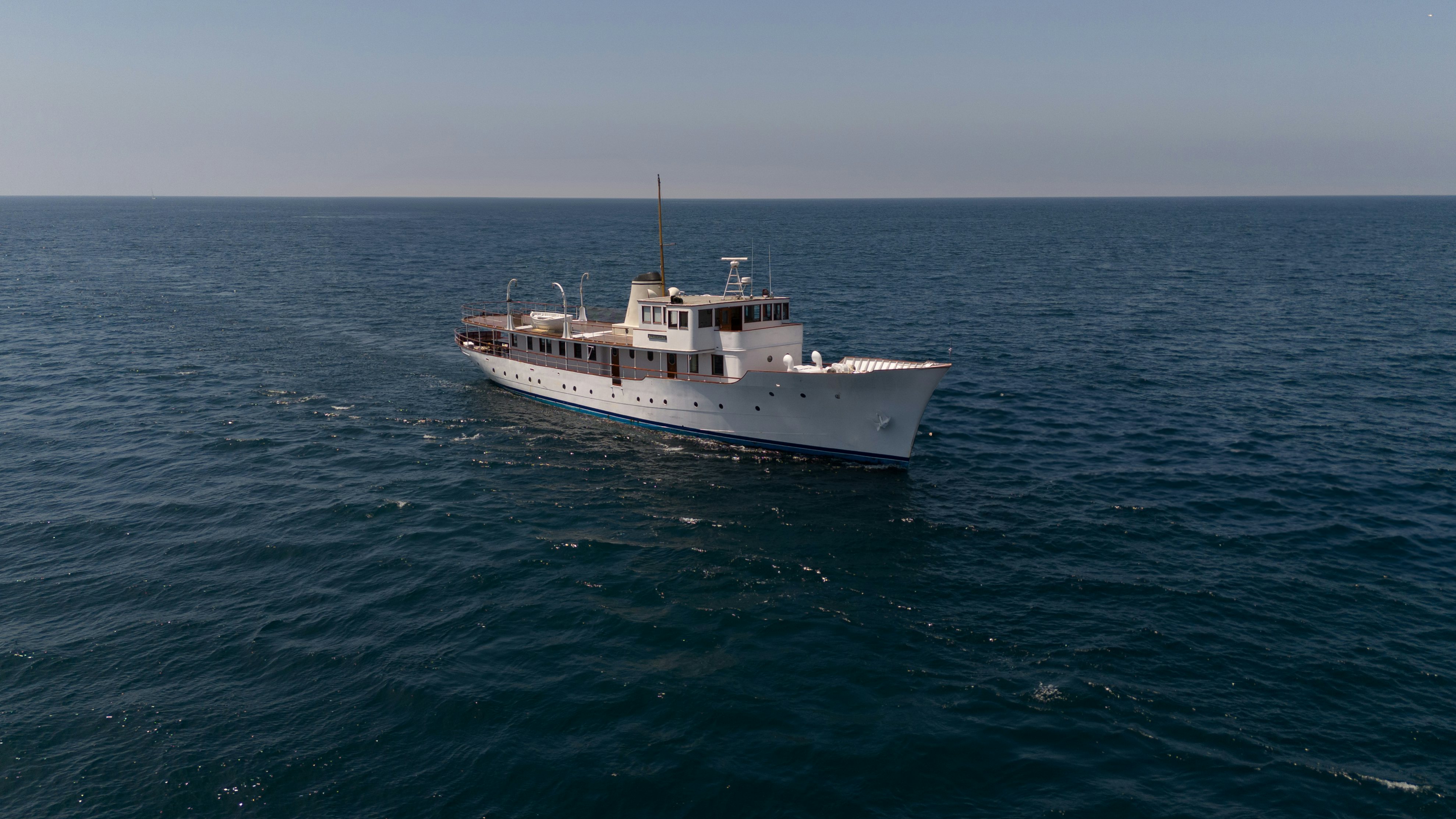 a boat in the water aboard NORTHWIND Yacht for Sale