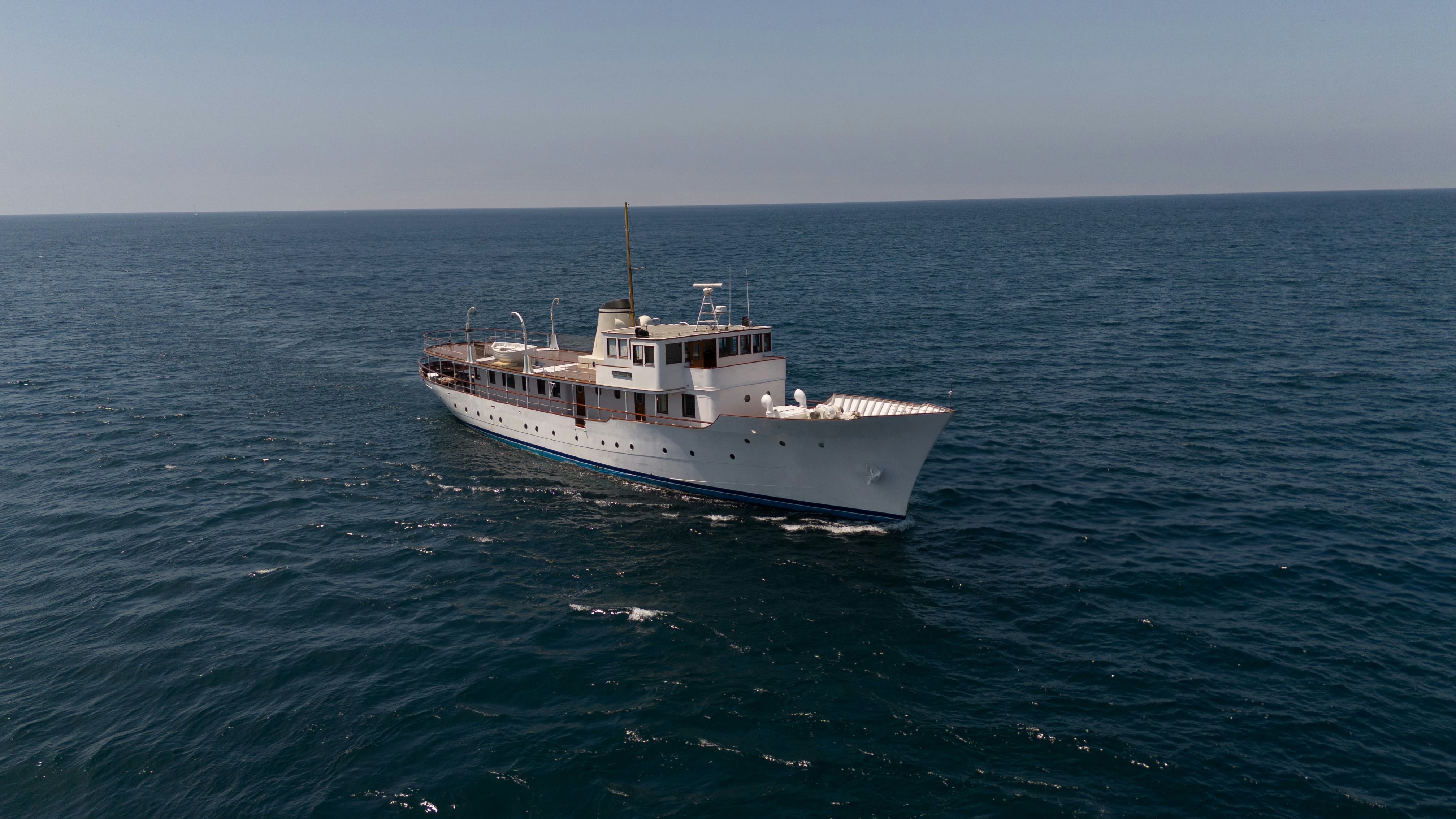 a boat in the water aboard NORTHWIND Yacht for Sale