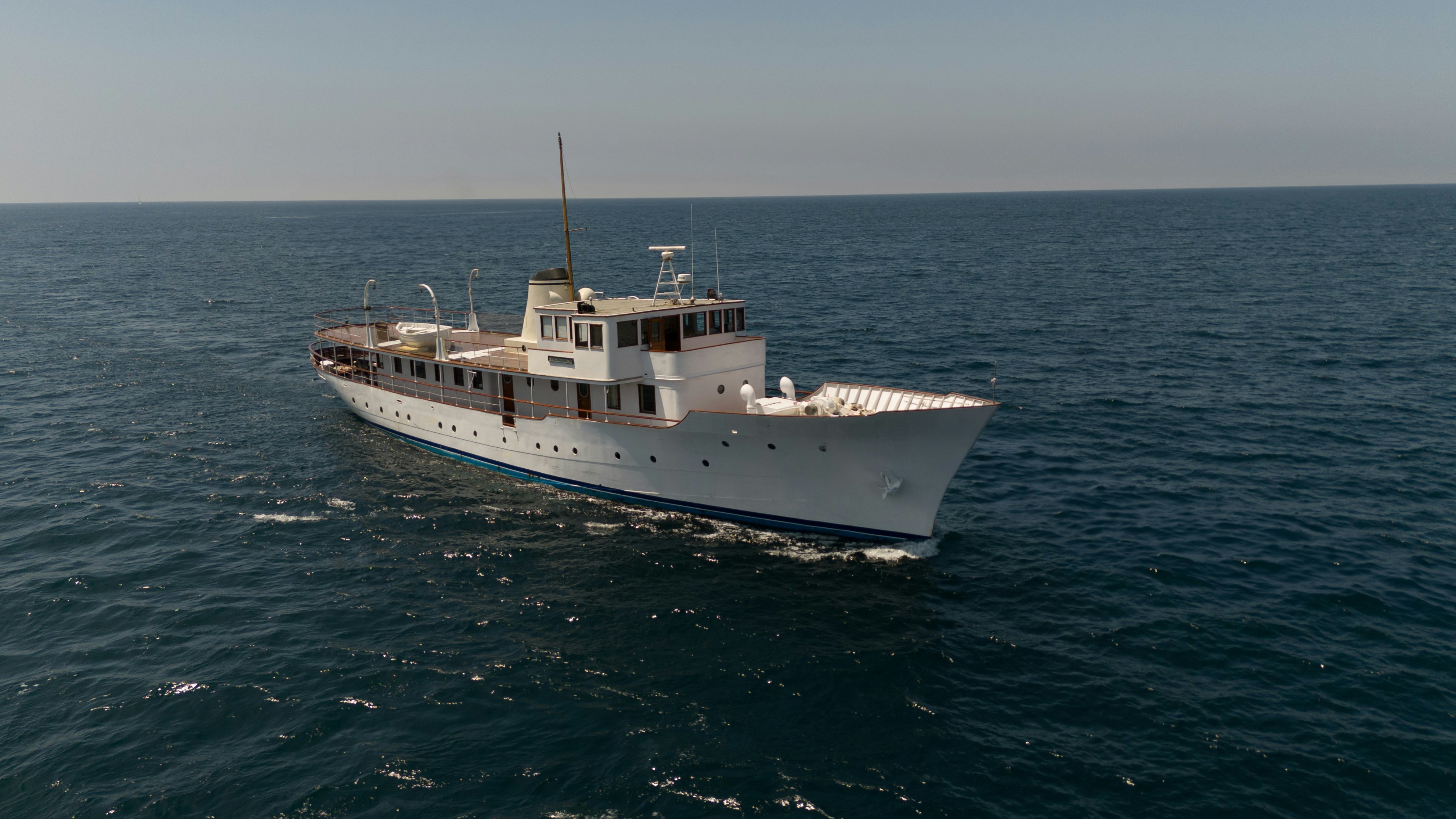 a boat in the water aboard NORTHWIND Yacht for Sale