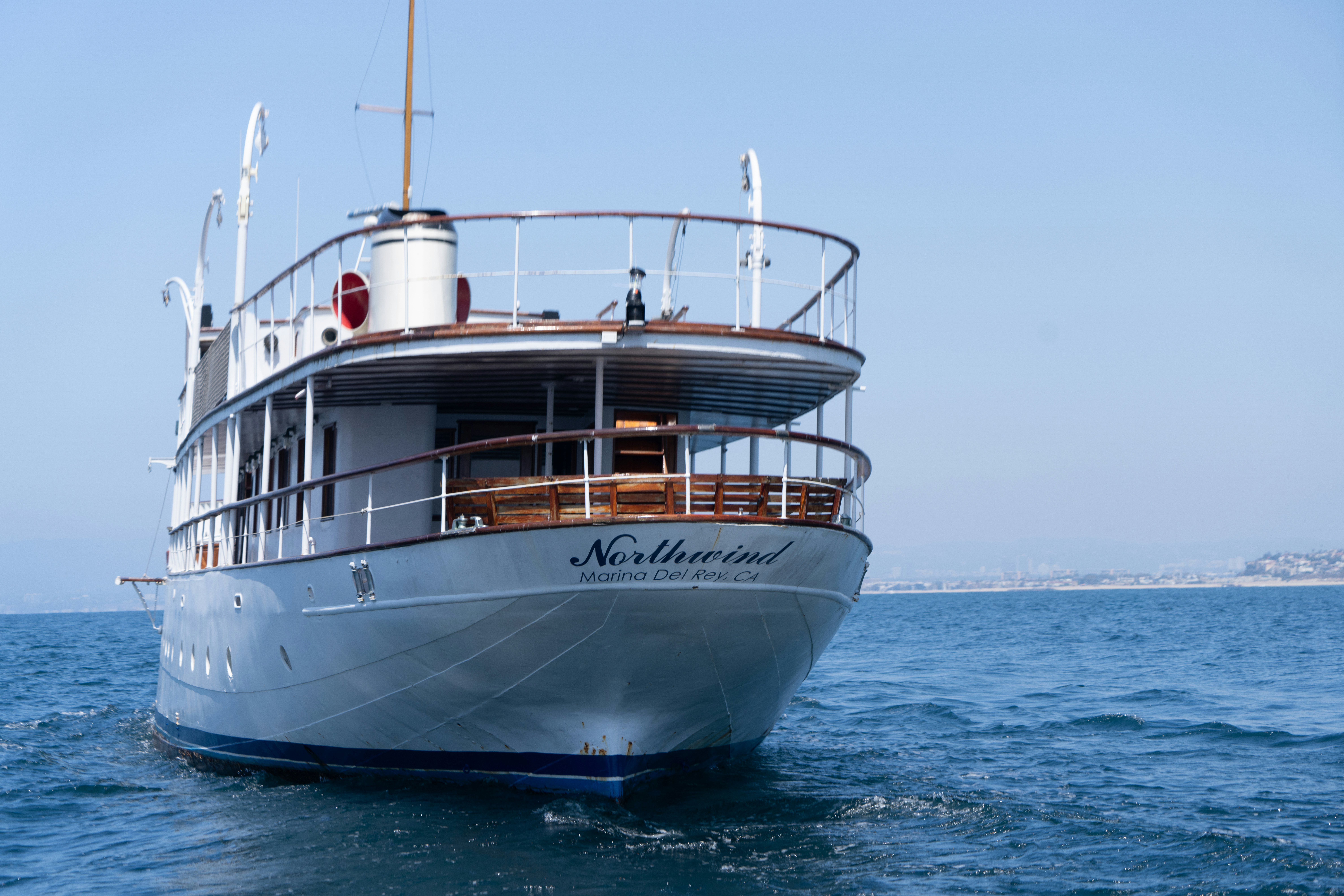 a boat in the water aboard NORTHWIND Yacht for Sale