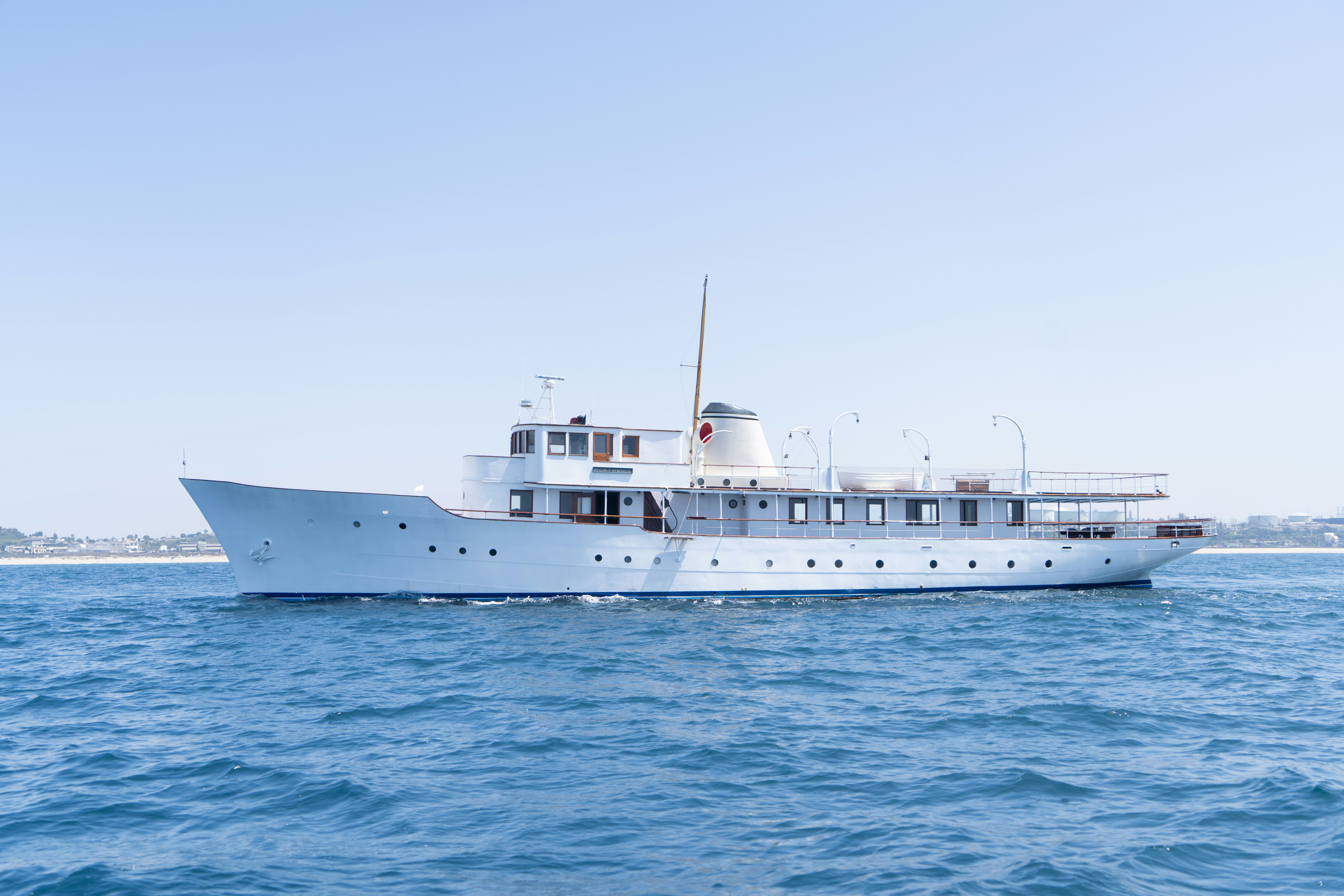 a boat in the water aboard NORTHWIND Yacht for Sale