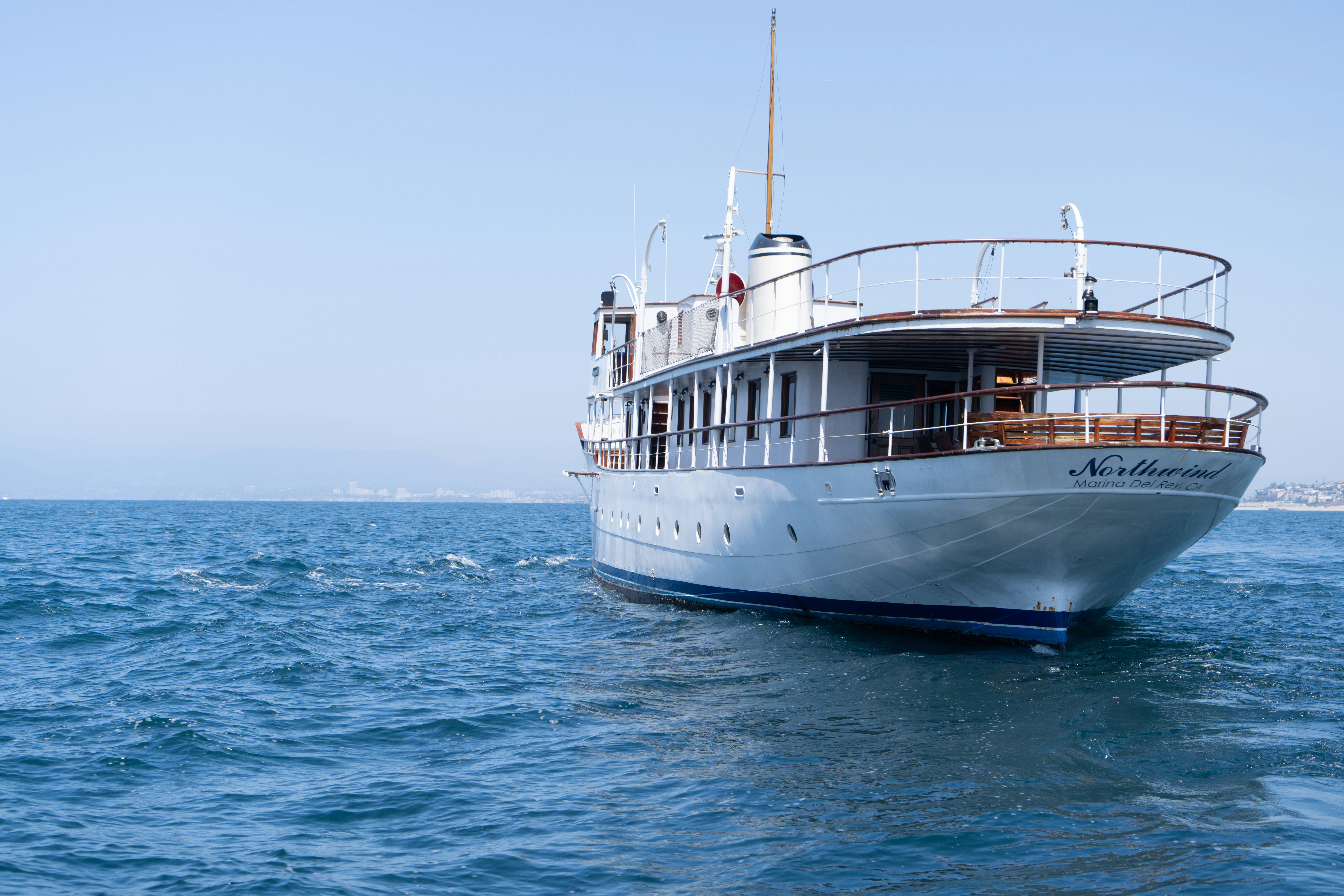 a boat in the water aboard NORTHWIND Yacht for Sale