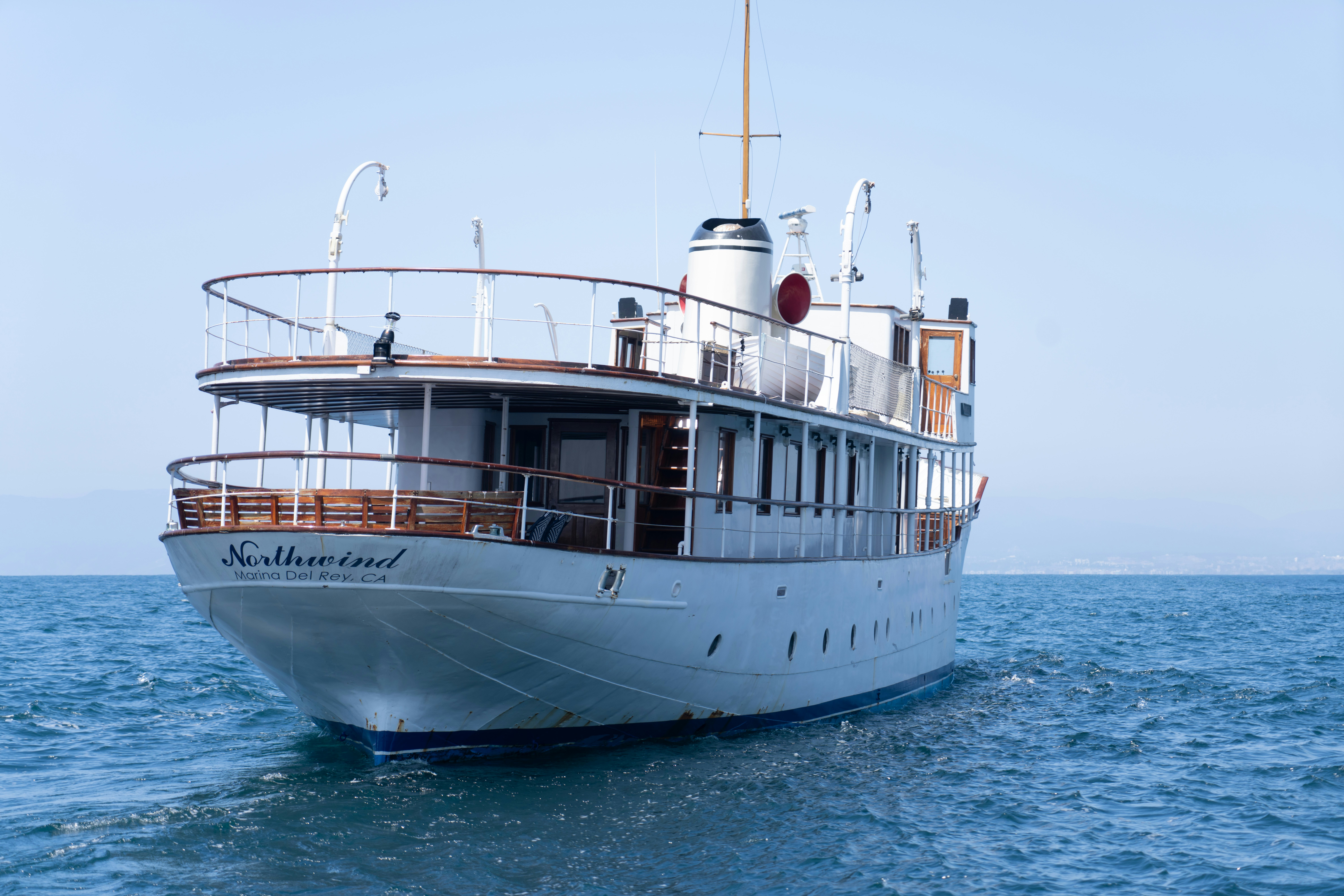 a boat in the water aboard NORTHWIND Yacht for Sale