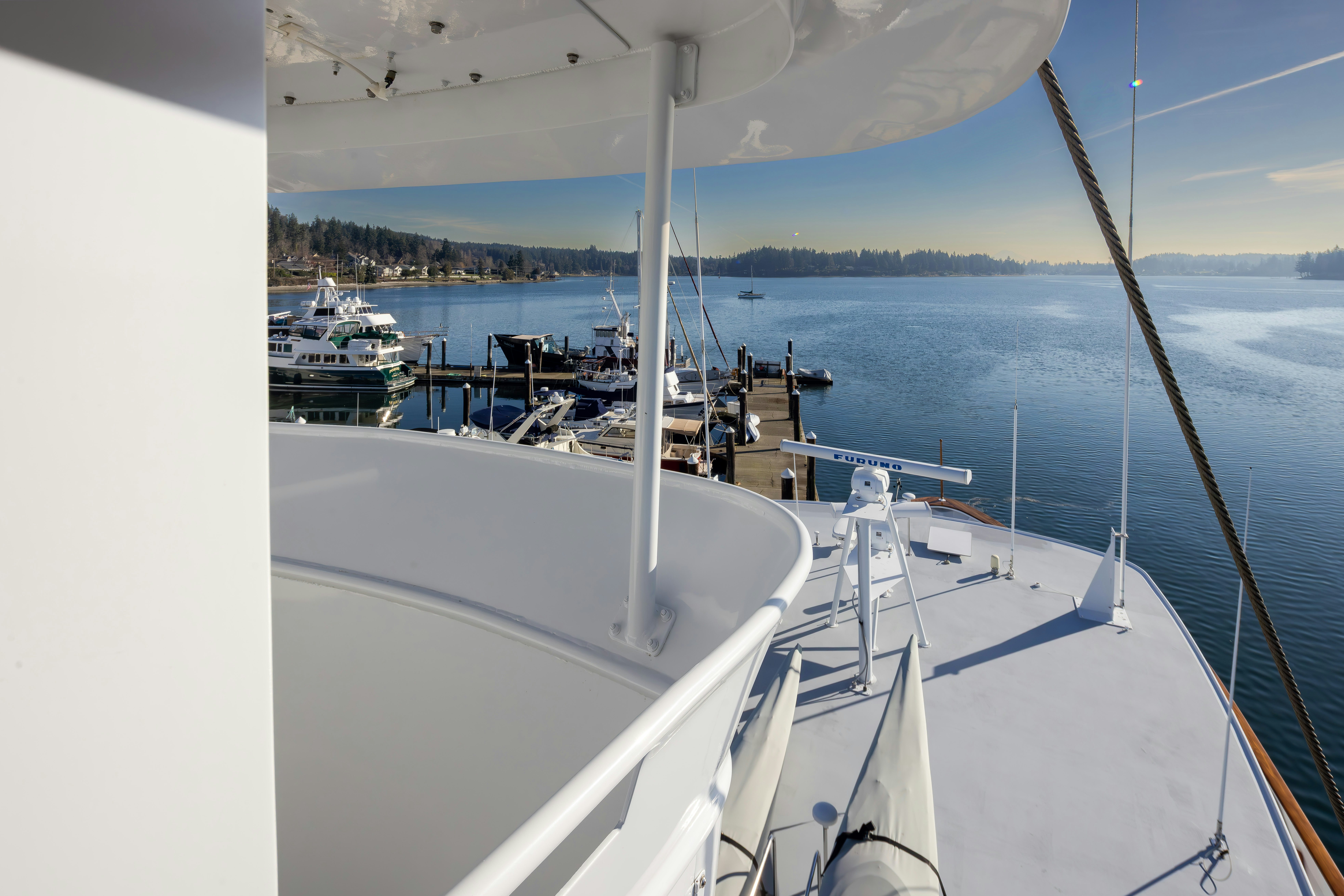 a boat on the water aboard SILVERADO Yacht for Sale