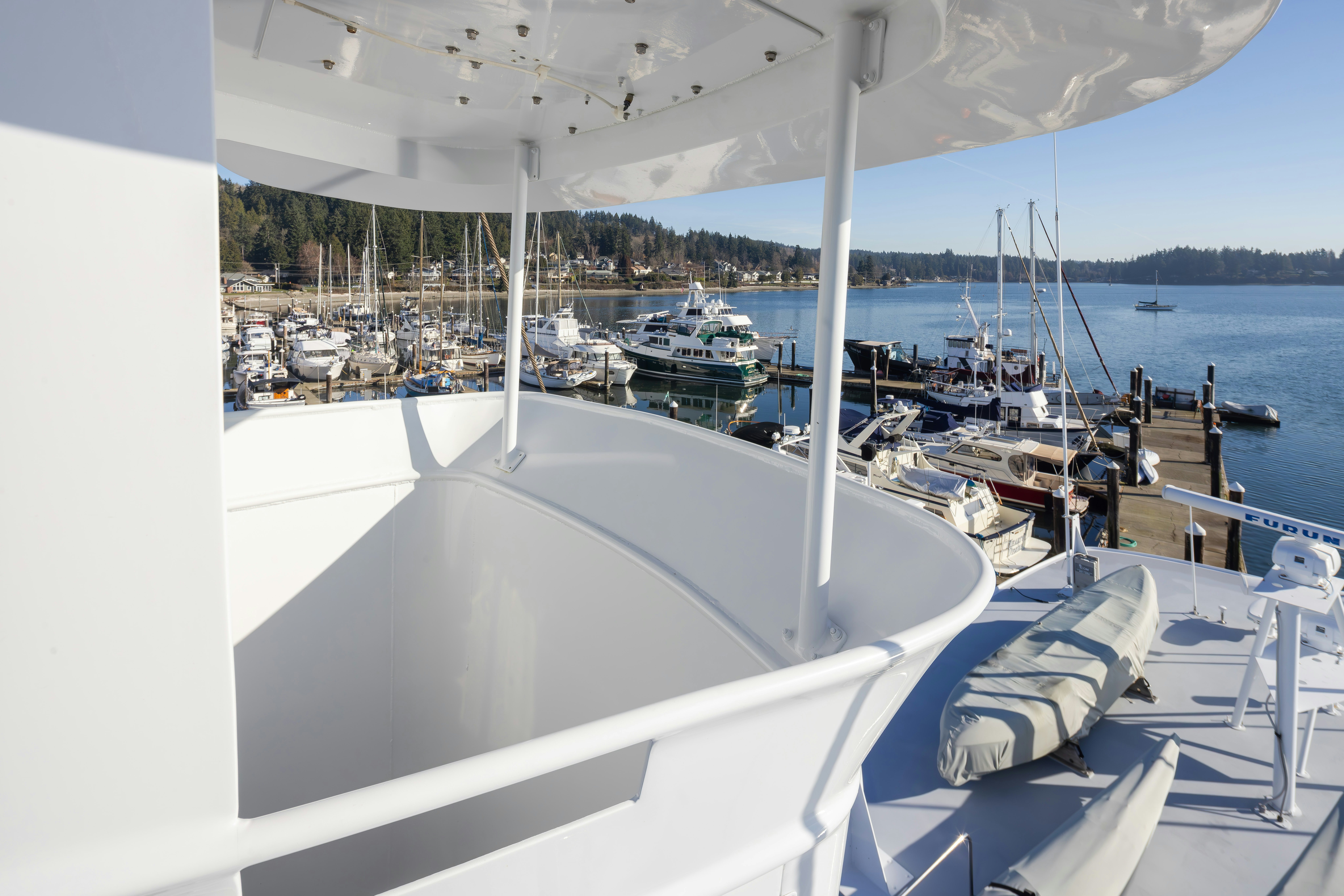 a boat on the water aboard SILVERADO Yacht for Sale