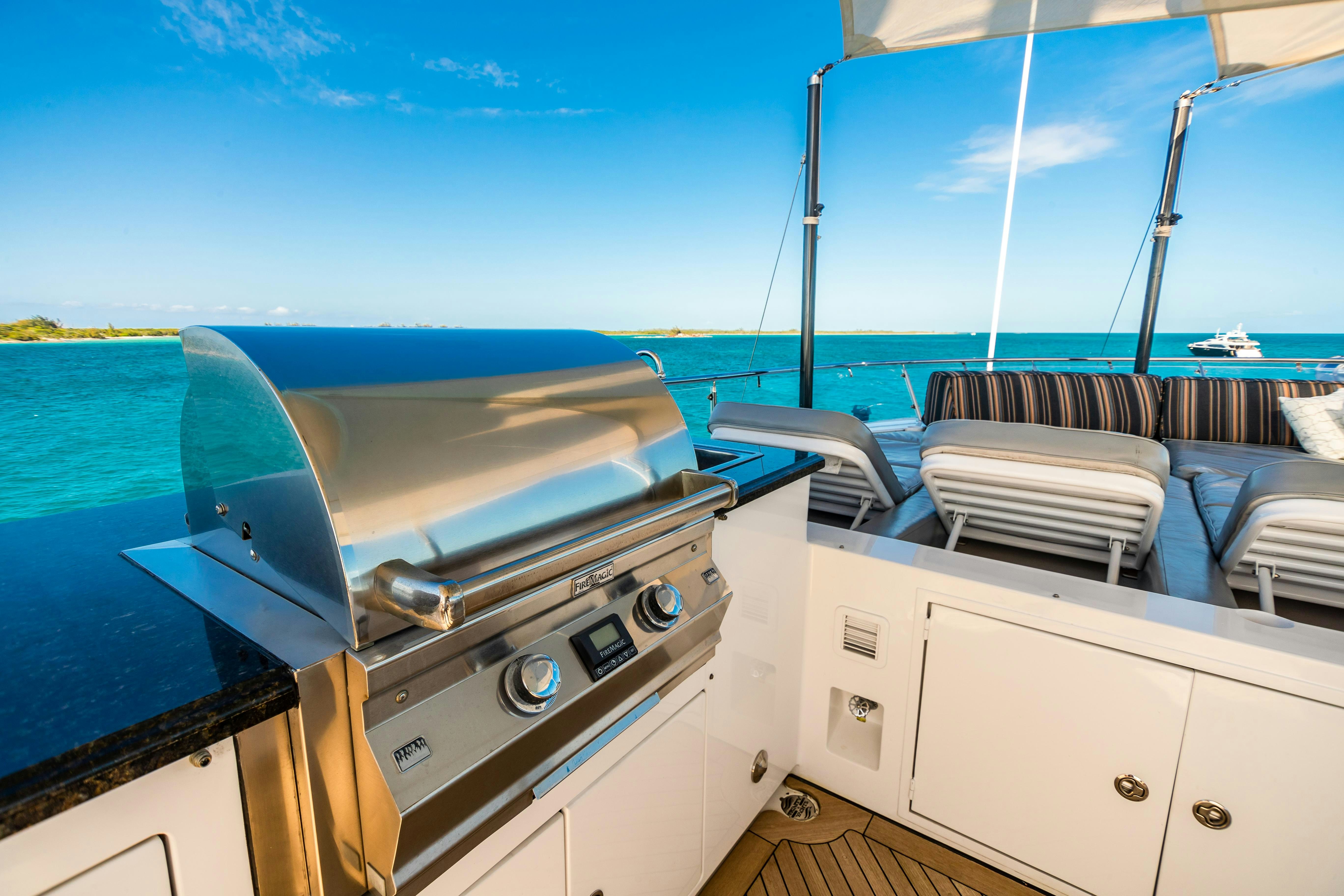 the inside of a boat aboard MISS STEPHANIE Yacht for Charter