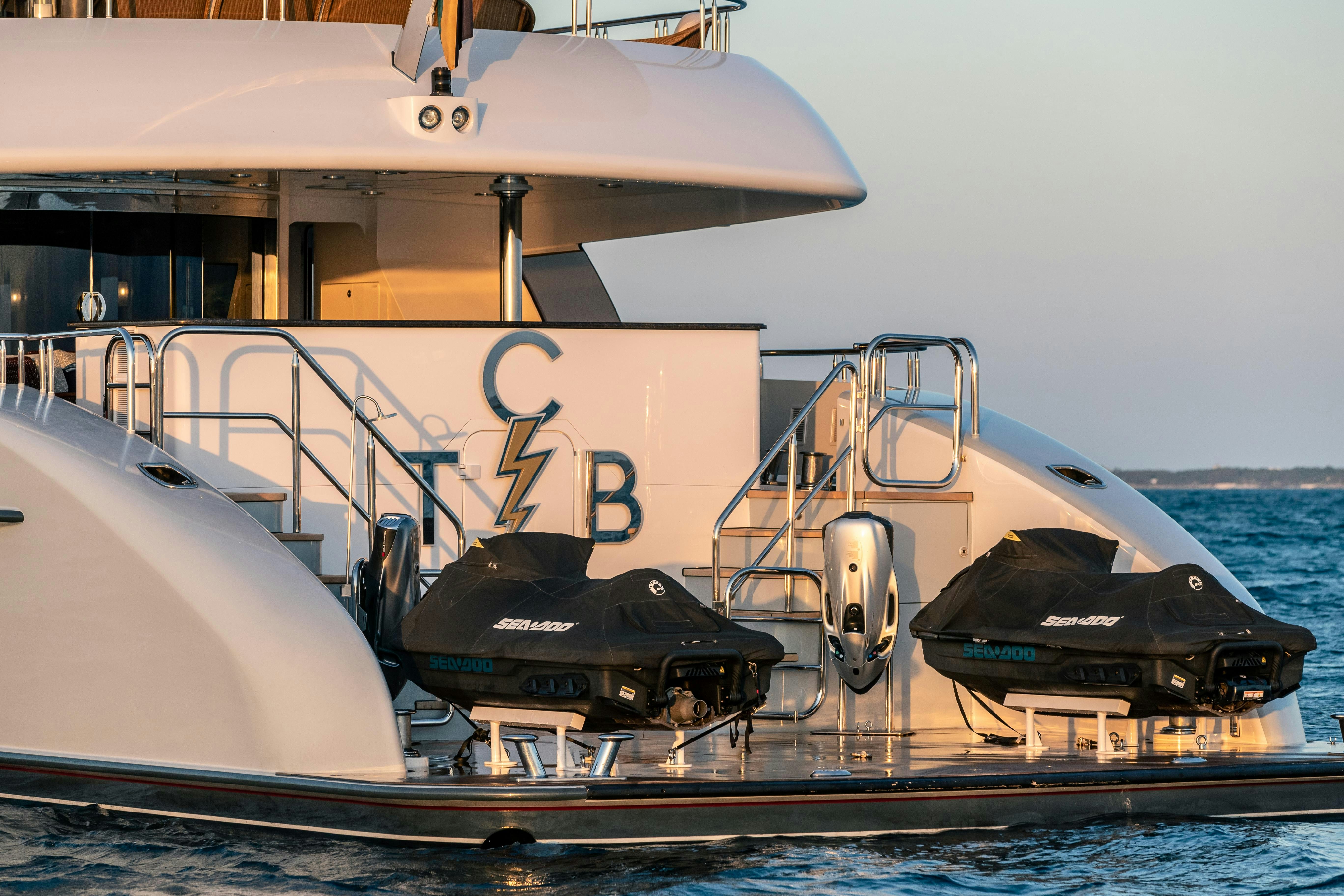 a boat on the water aboard MISS STEPHANIE Yacht for Charter