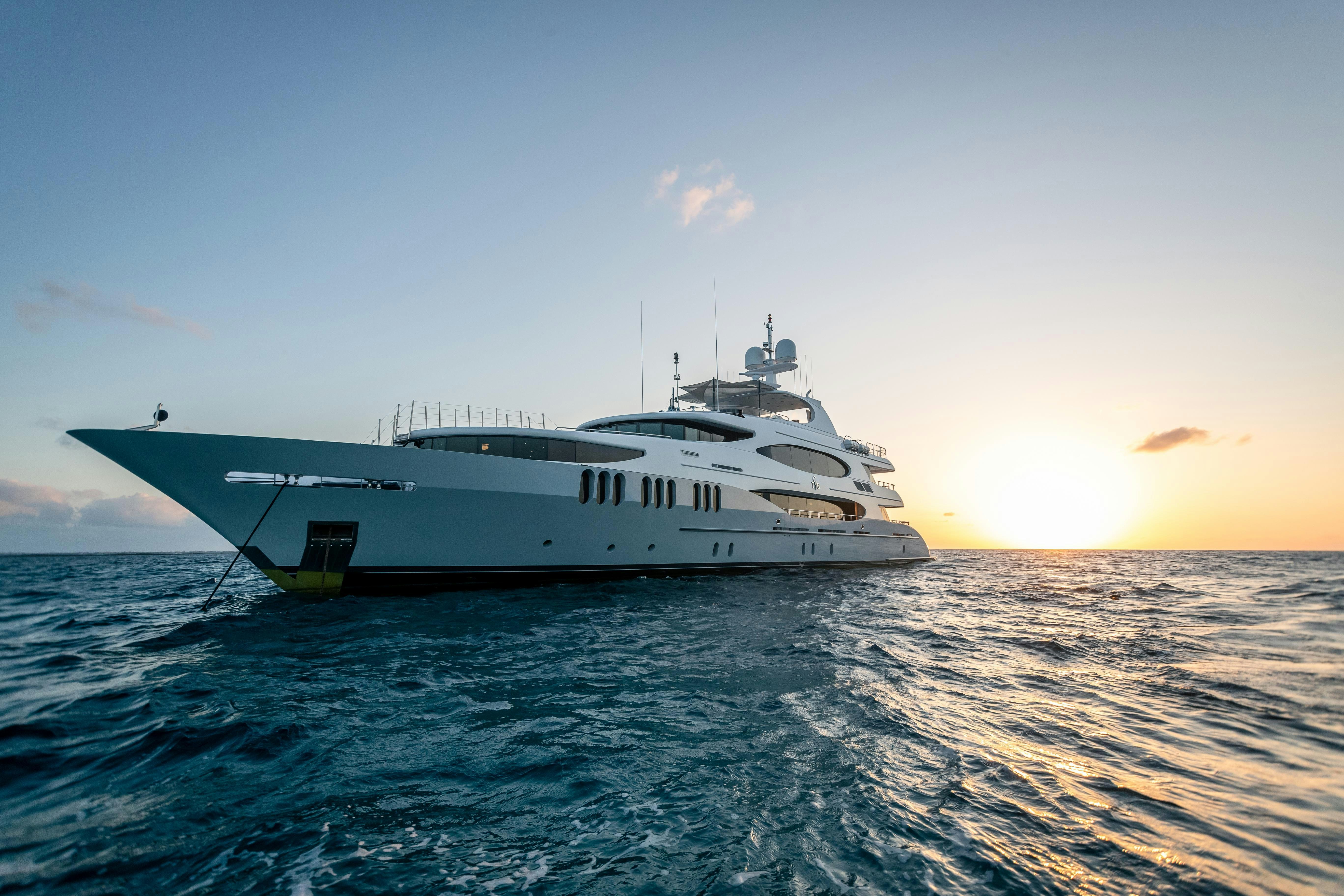 a boat in the water aboard MISS STEPHANIE Yacht for Charter