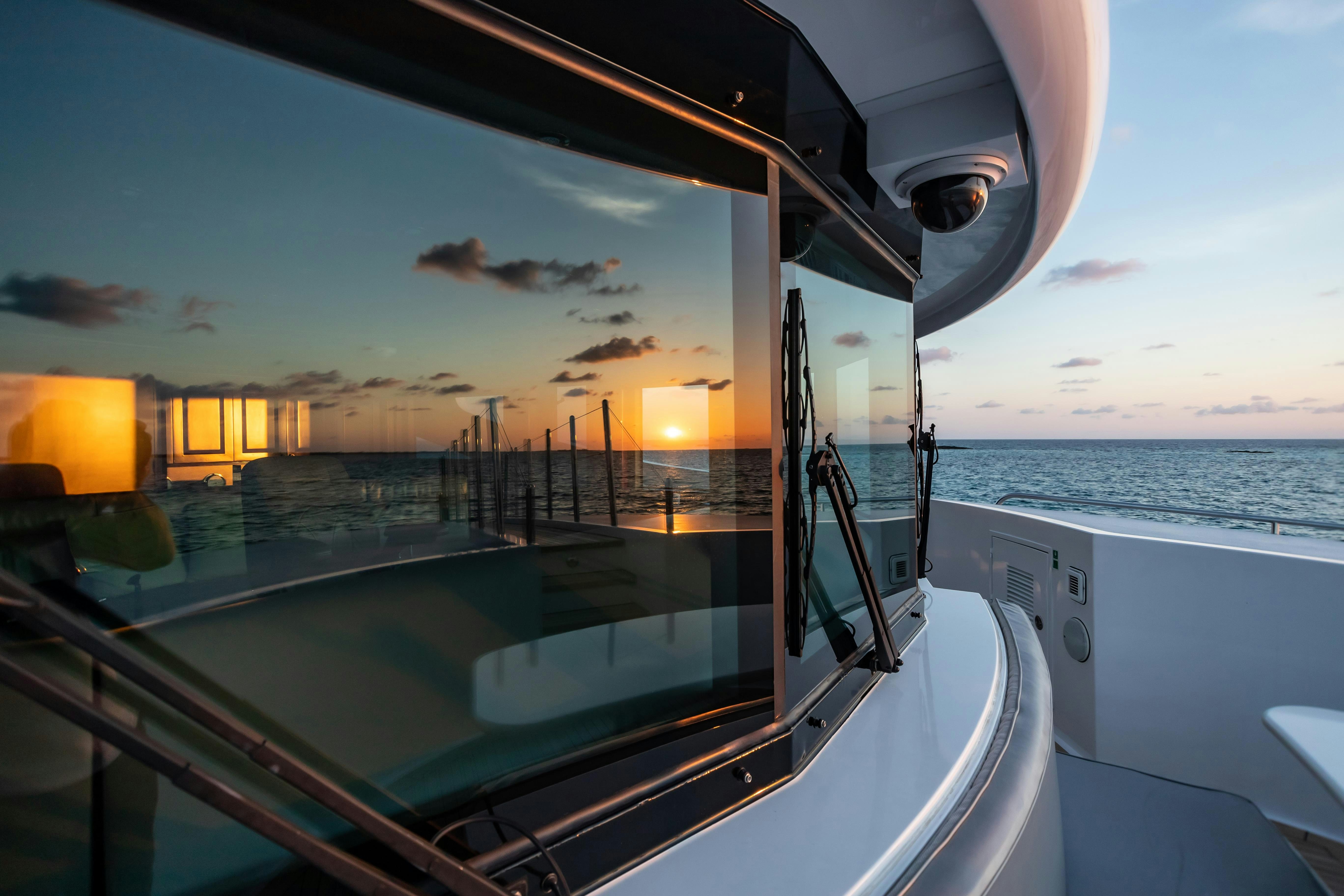 a boat on the water aboard MISS STEPHANIE Yacht for Charter