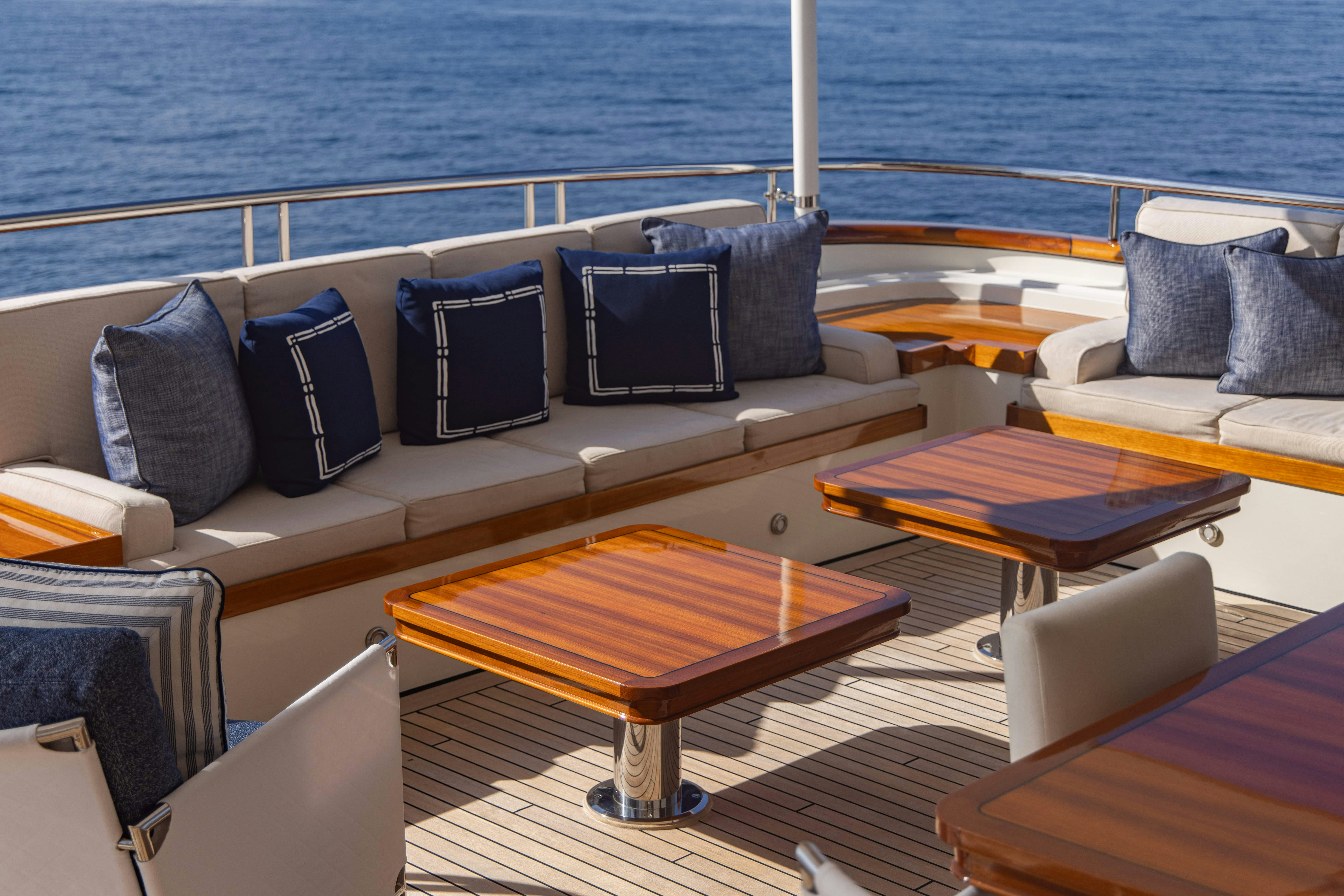 a boat on the water aboard FABULOUS CHARACTER Yacht for Charter