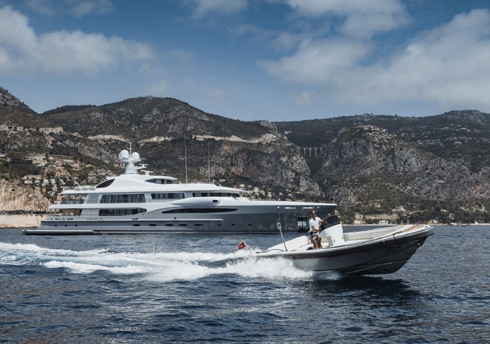 a boat on the water aboard VENTUM MARIS Yacht for Sale