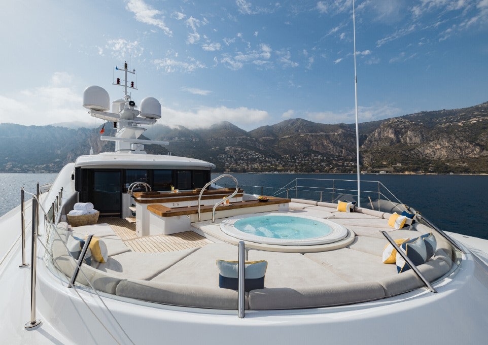 a boat on the water aboard VENTUM MARIS Yacht for Sale