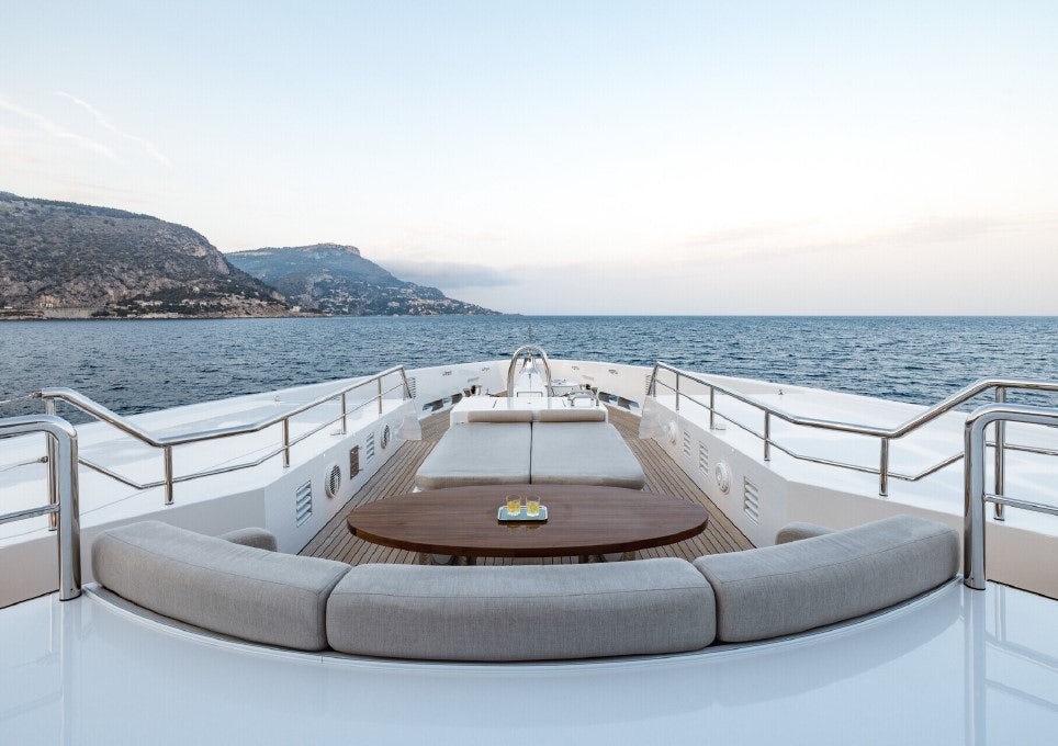 a boat on the water aboard VENTUM MARIS Yacht for Sale
