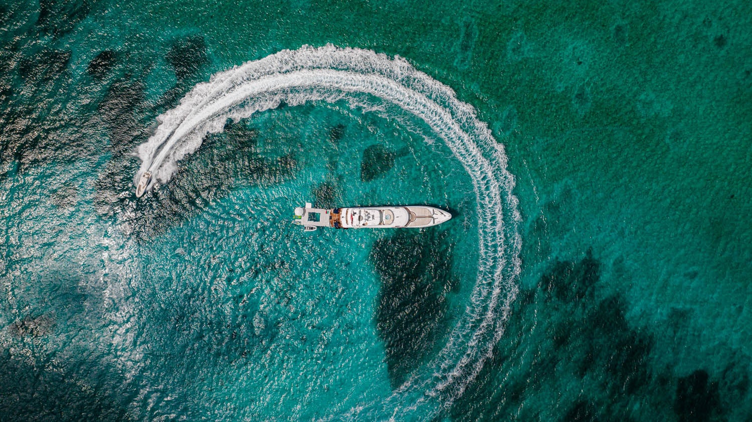 a boat in the water aboard NICOLE EVELYN Yacht for Charter