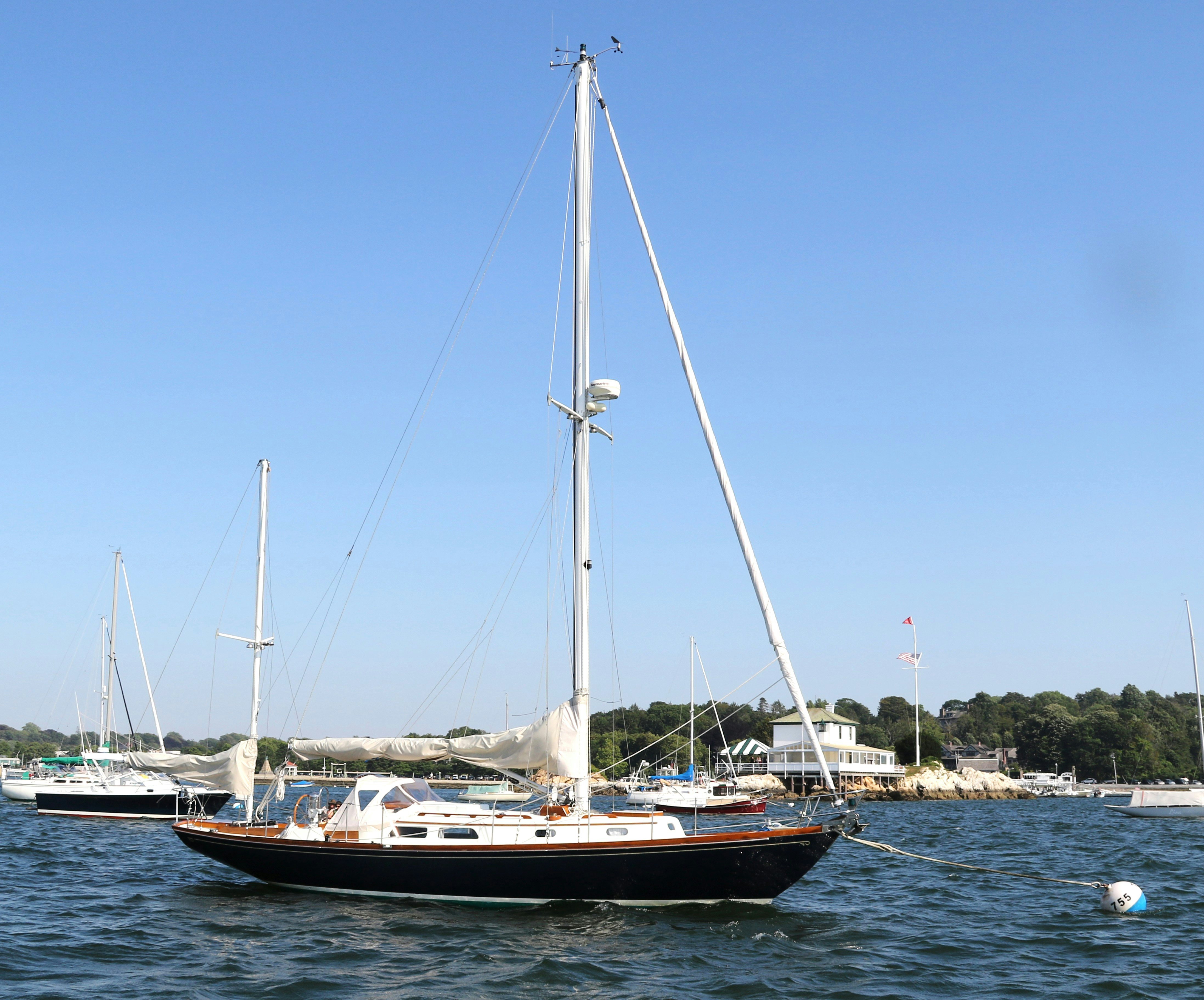 a sailboat on the water aboard ESOTERIC Yacht for Sale