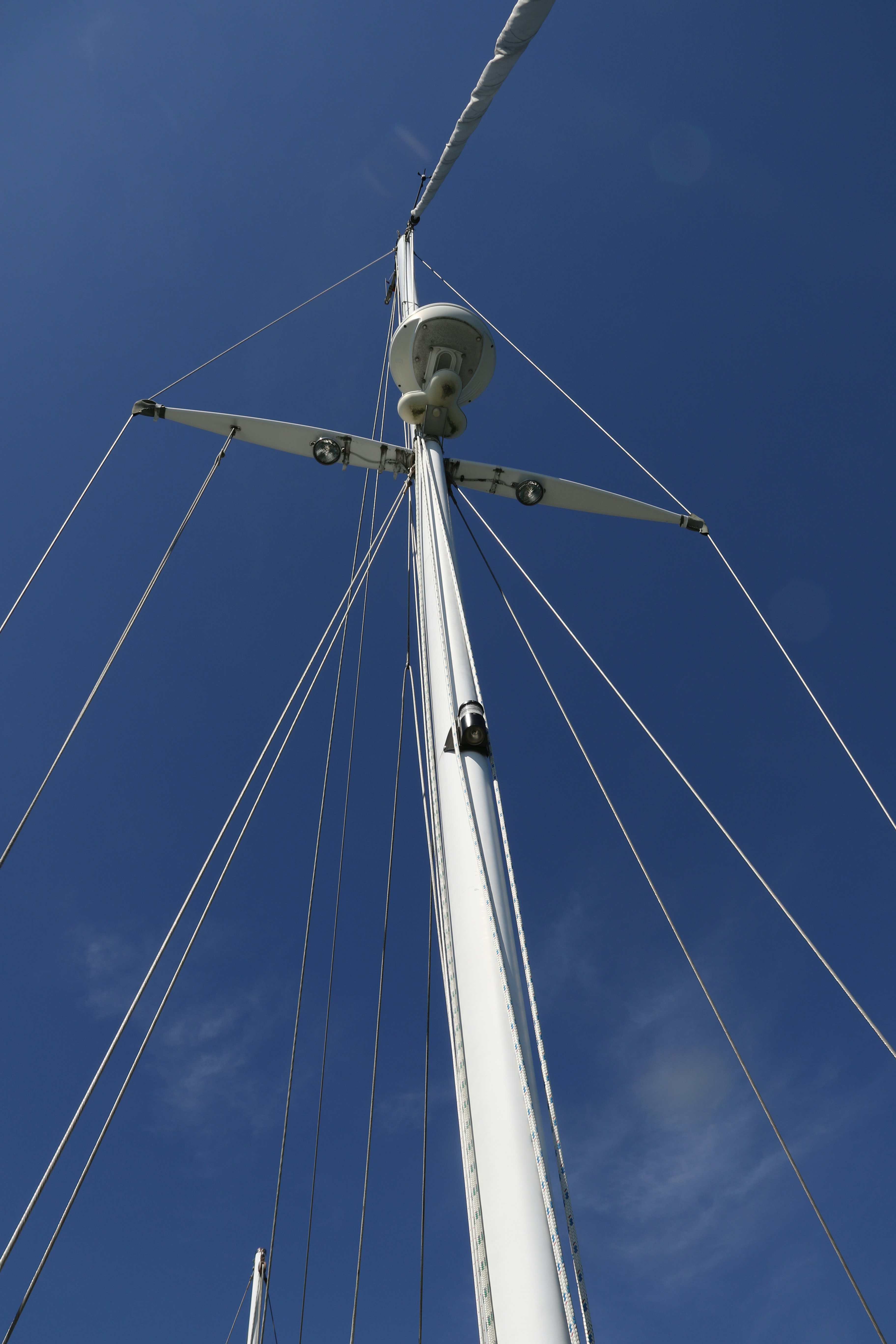 a large white tower aboard ESOTERIC Yacht for Sale