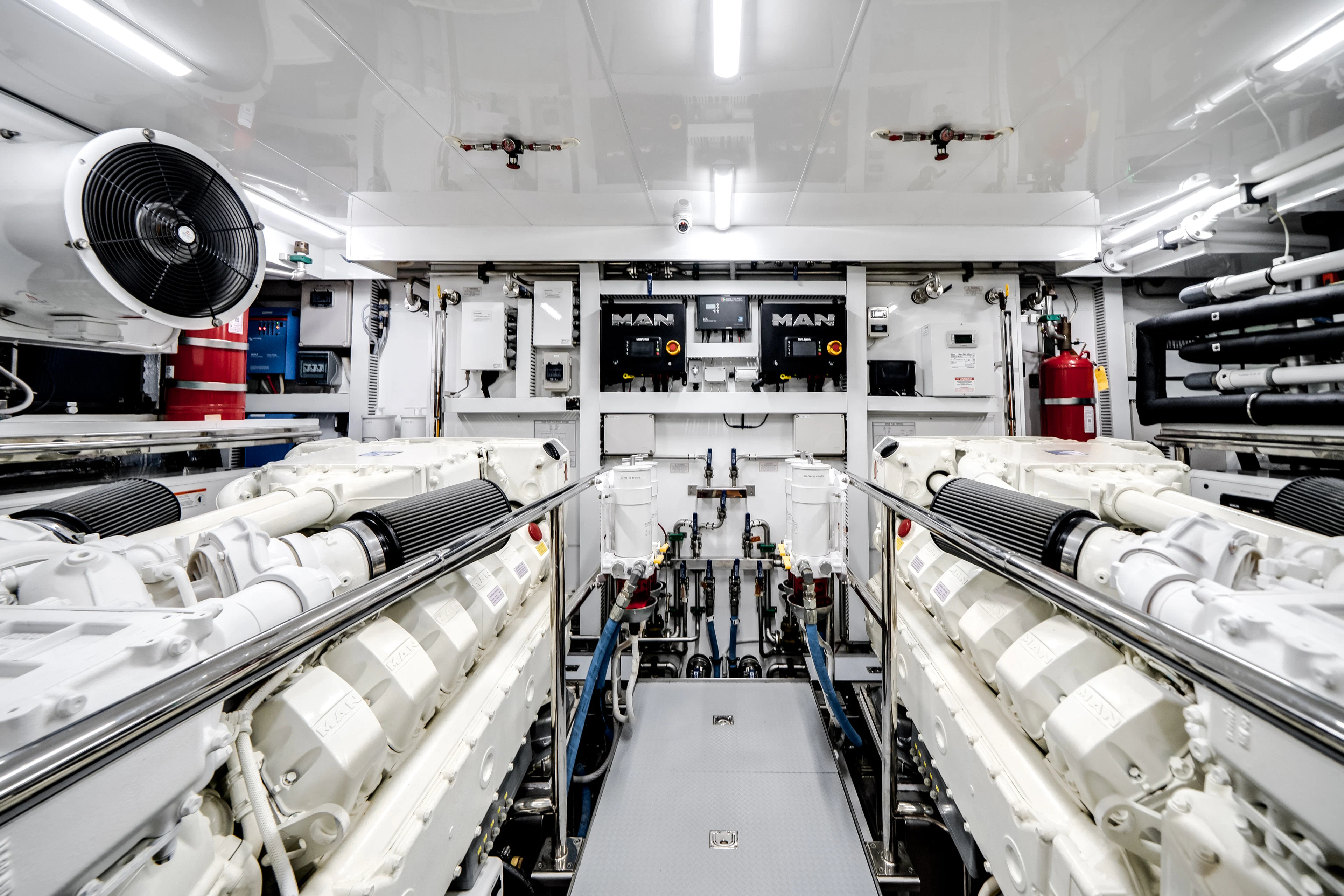 a room with several machines aboard JUST A VACATION Yacht for Sale