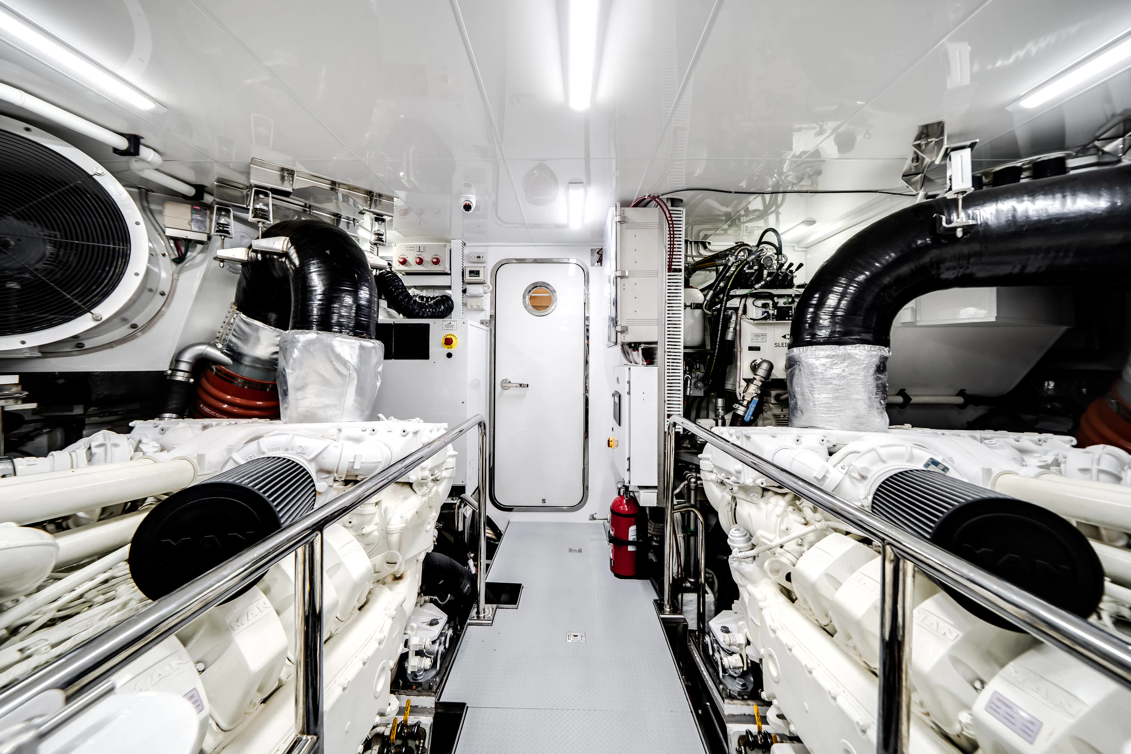 a close-up of a machine aboard JUST A VACATION Yacht for Sale
