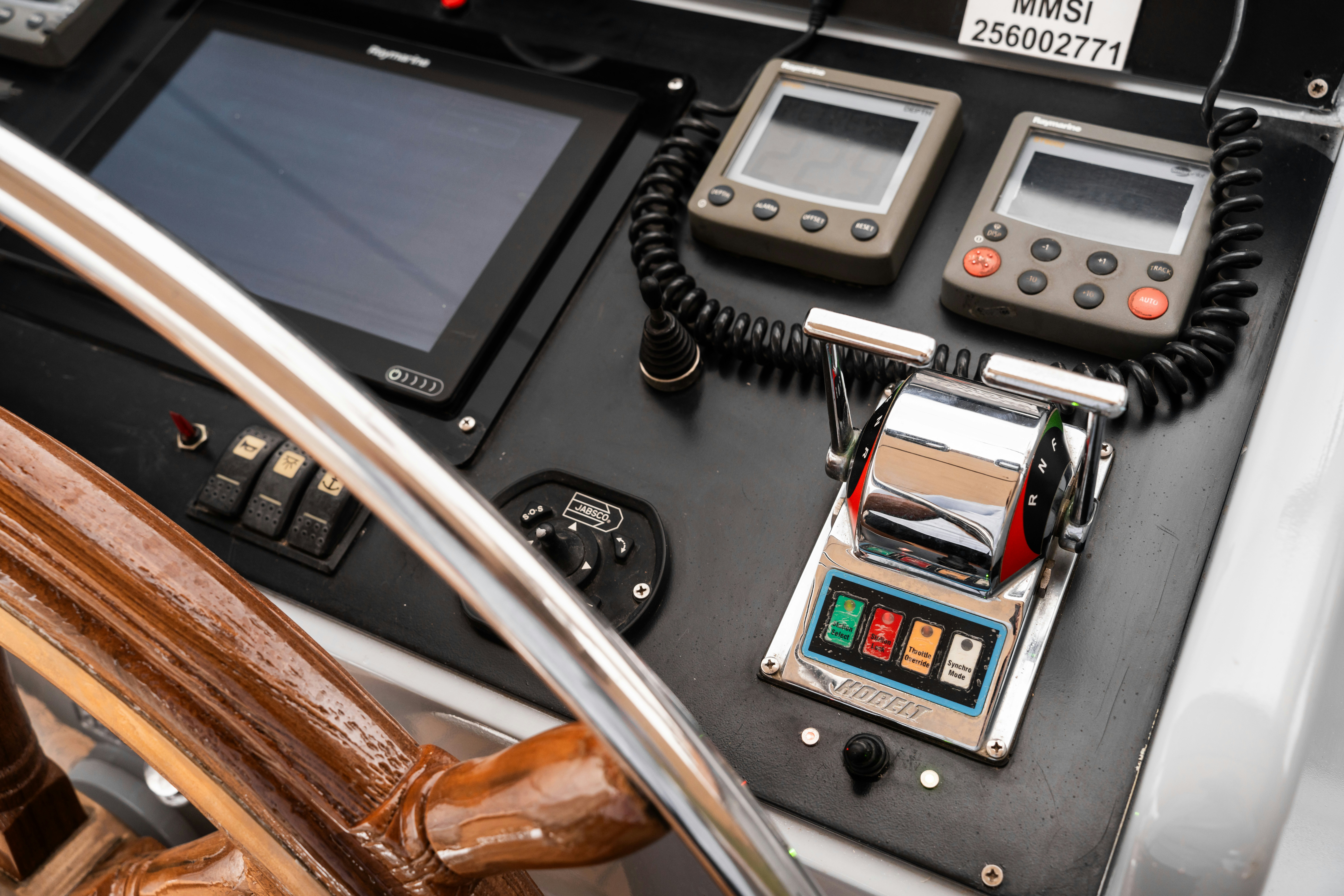 a group of cell phones on a table aboard LE PIETRE Yacht for Sale