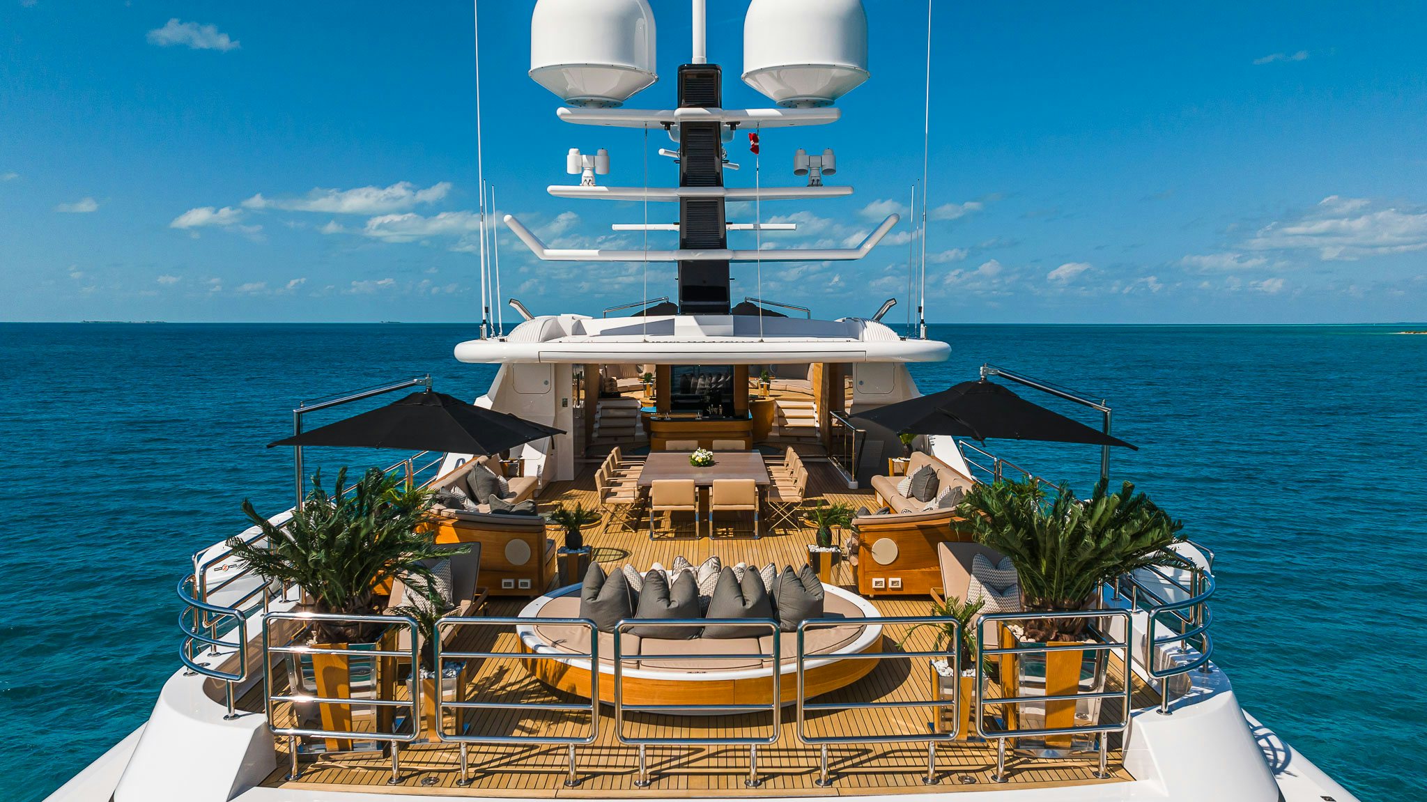 a boat on the water aboard SEALION Yacht for Charter