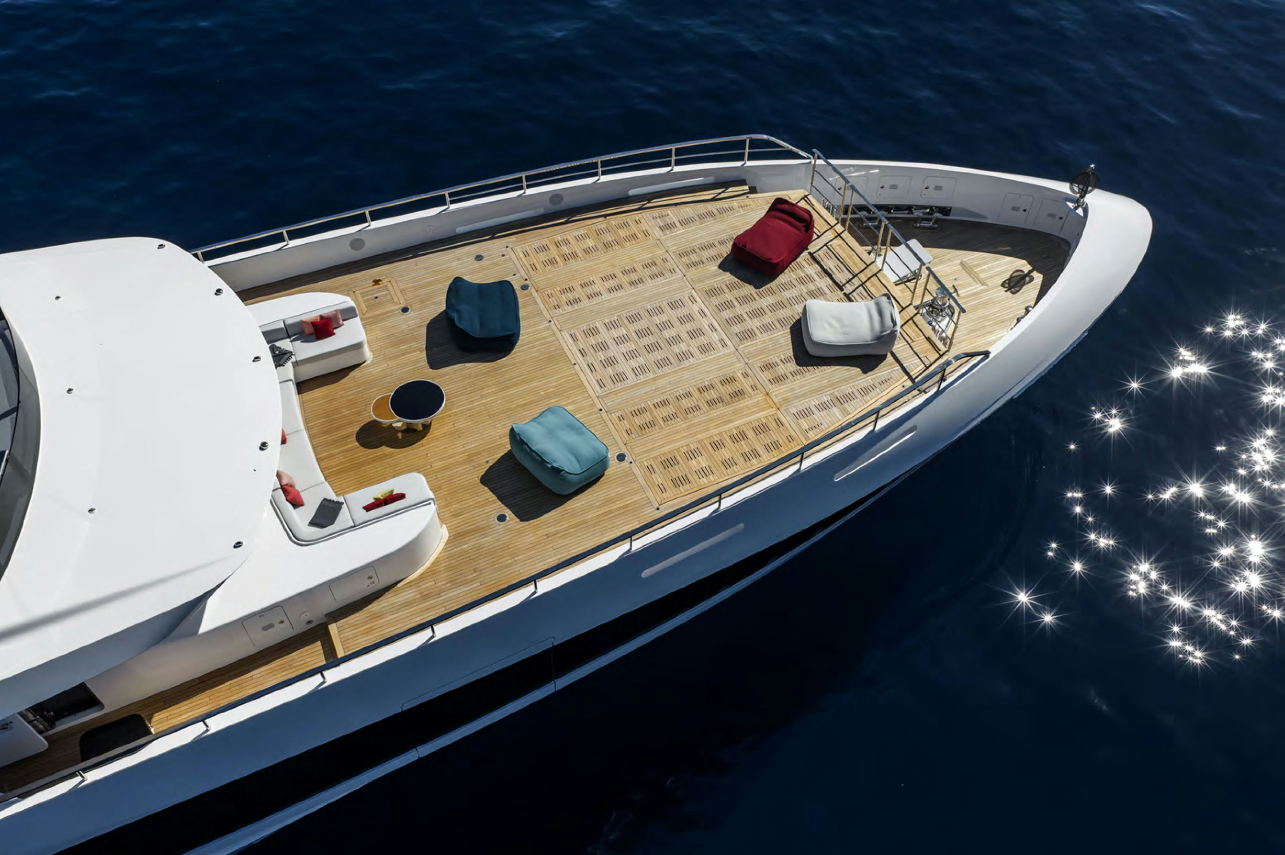 a satellite in the water aboard FELICITA Yacht for Charter