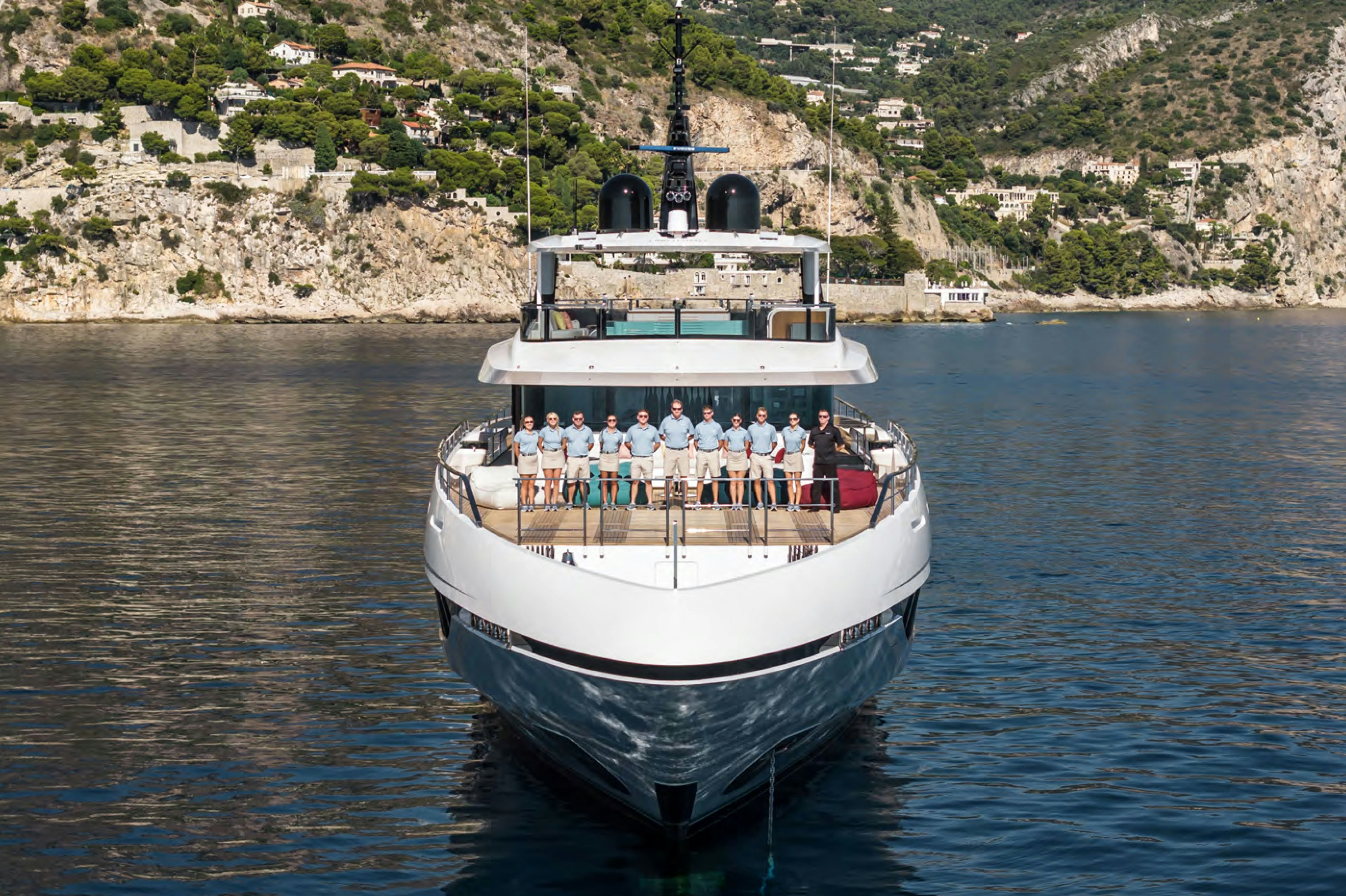 a boat full of people aboard FELICITA Yacht for Charter