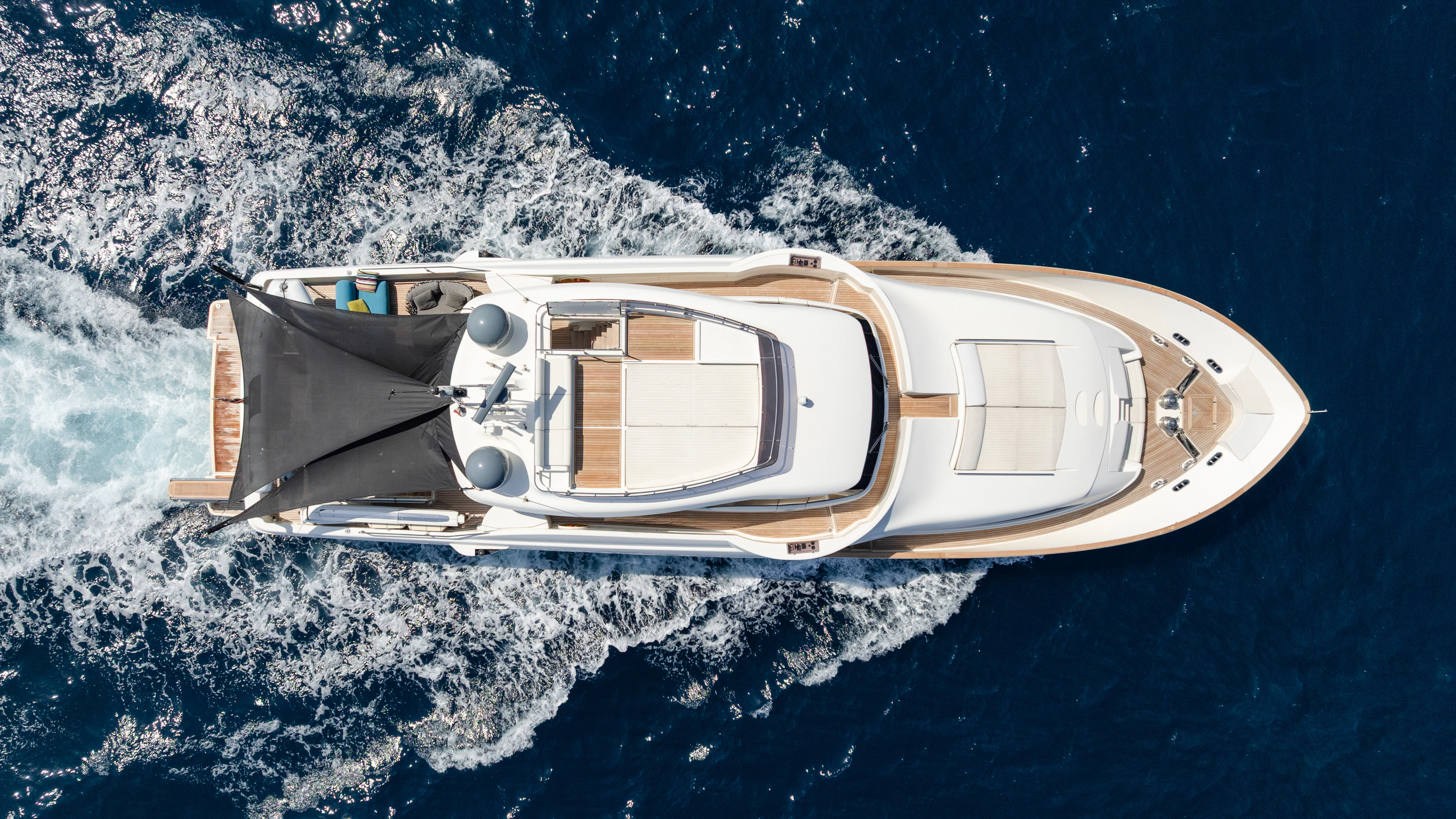 a space ship above the earth aboard GIADA Yacht for Sale