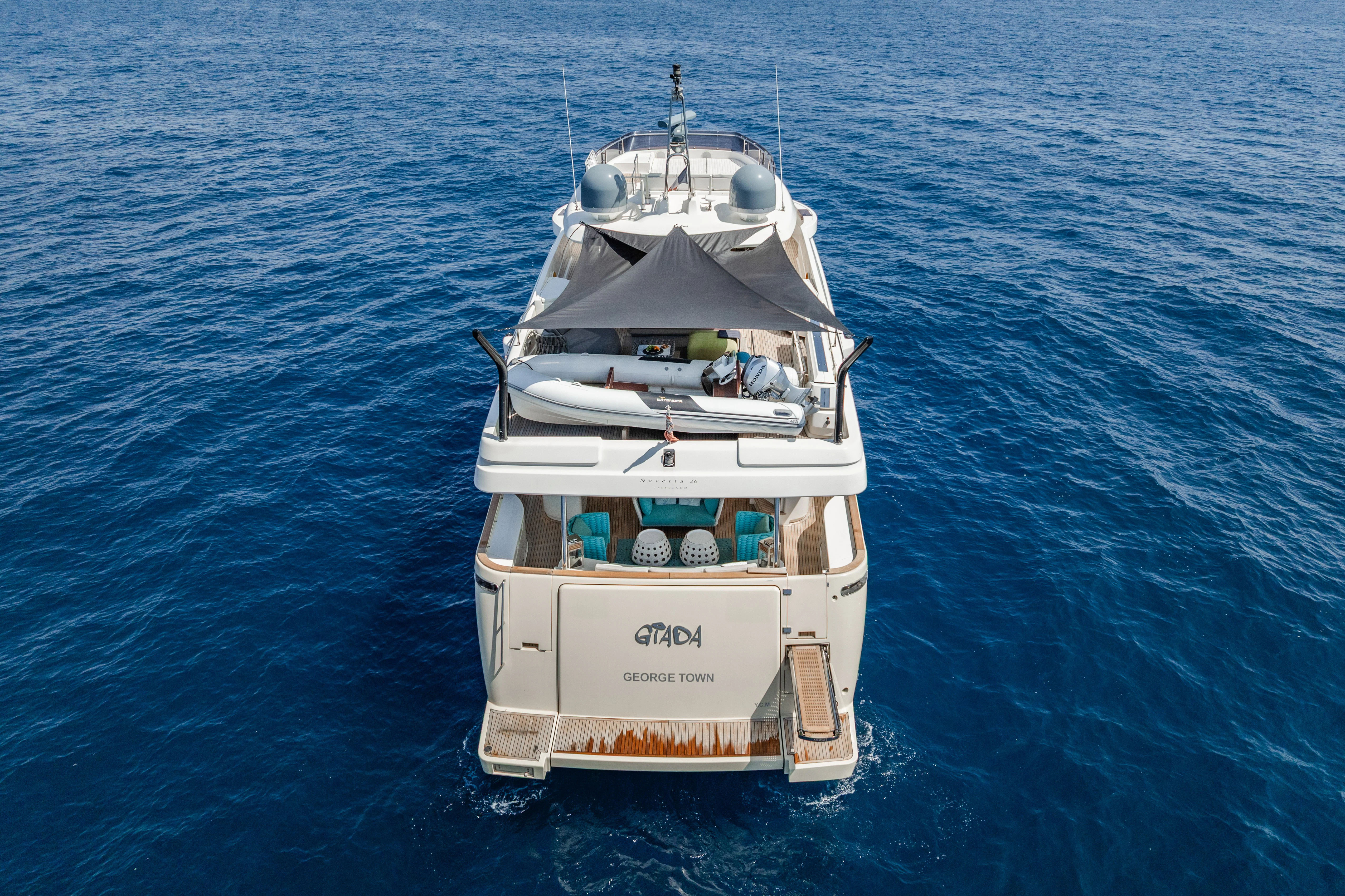 a boat in the water aboard GIADA Yacht for Sale