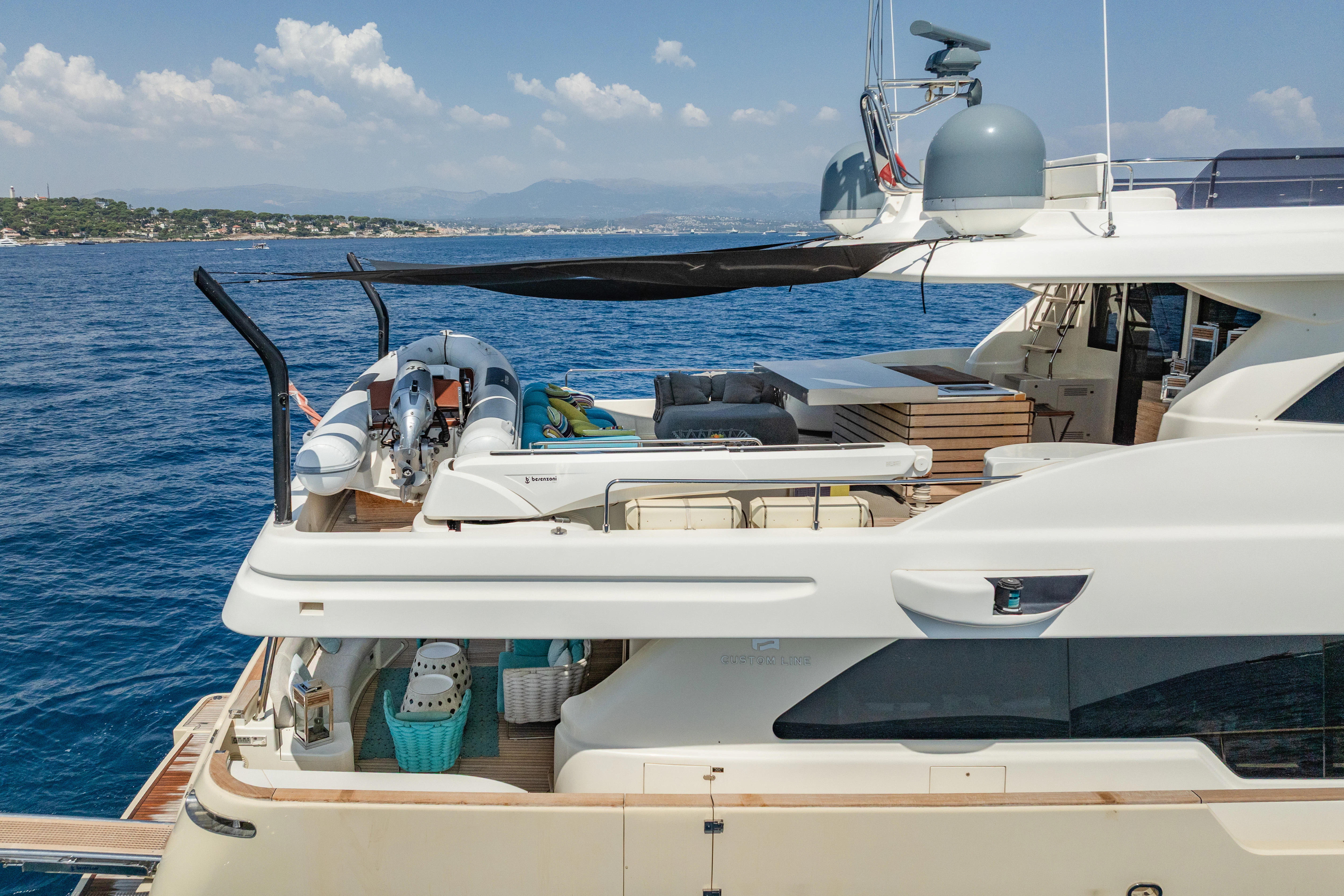a boat on the water aboard GIADA Yacht for Sale