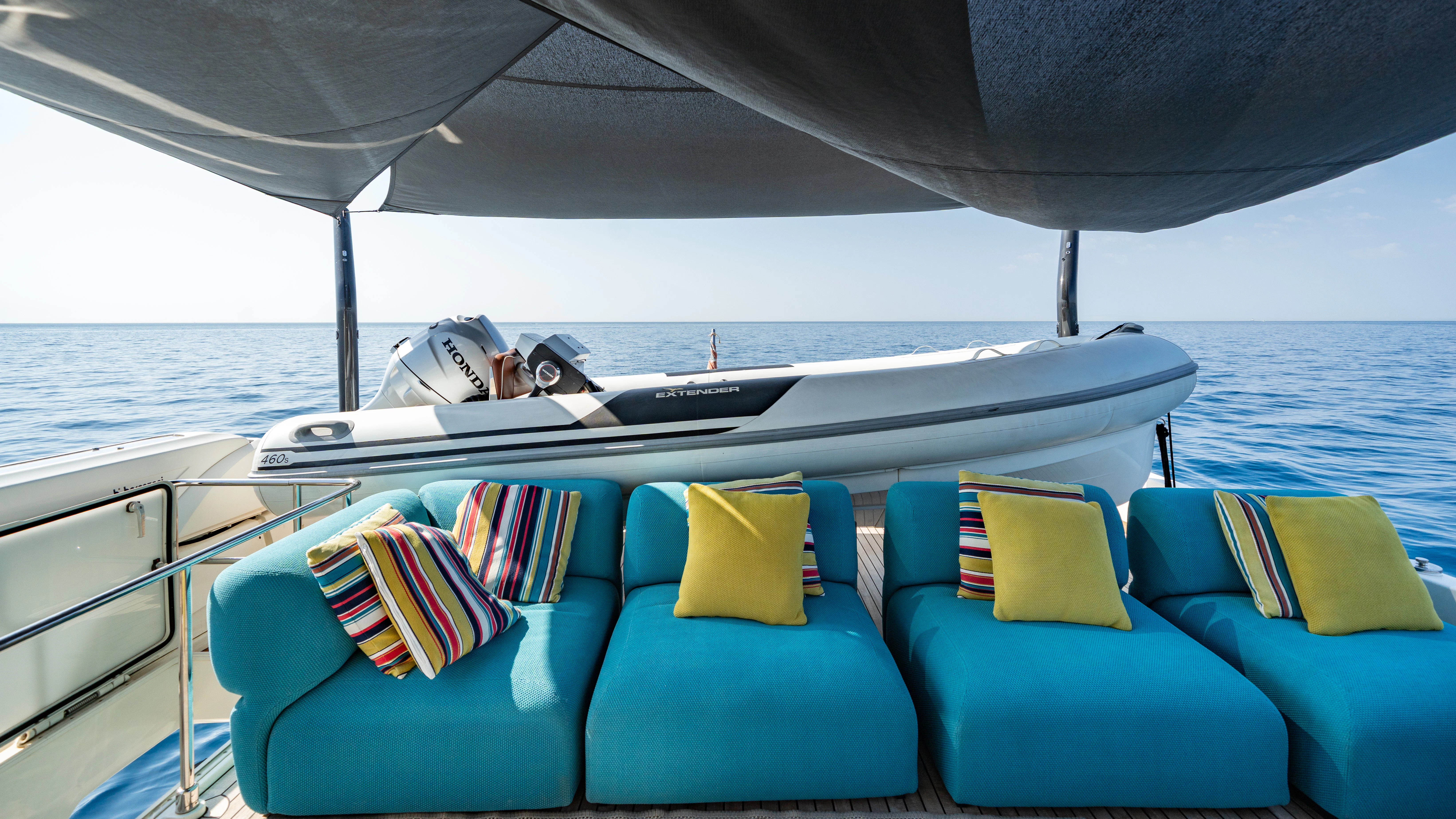 a boat on the water aboard GIADA Yacht for Sale