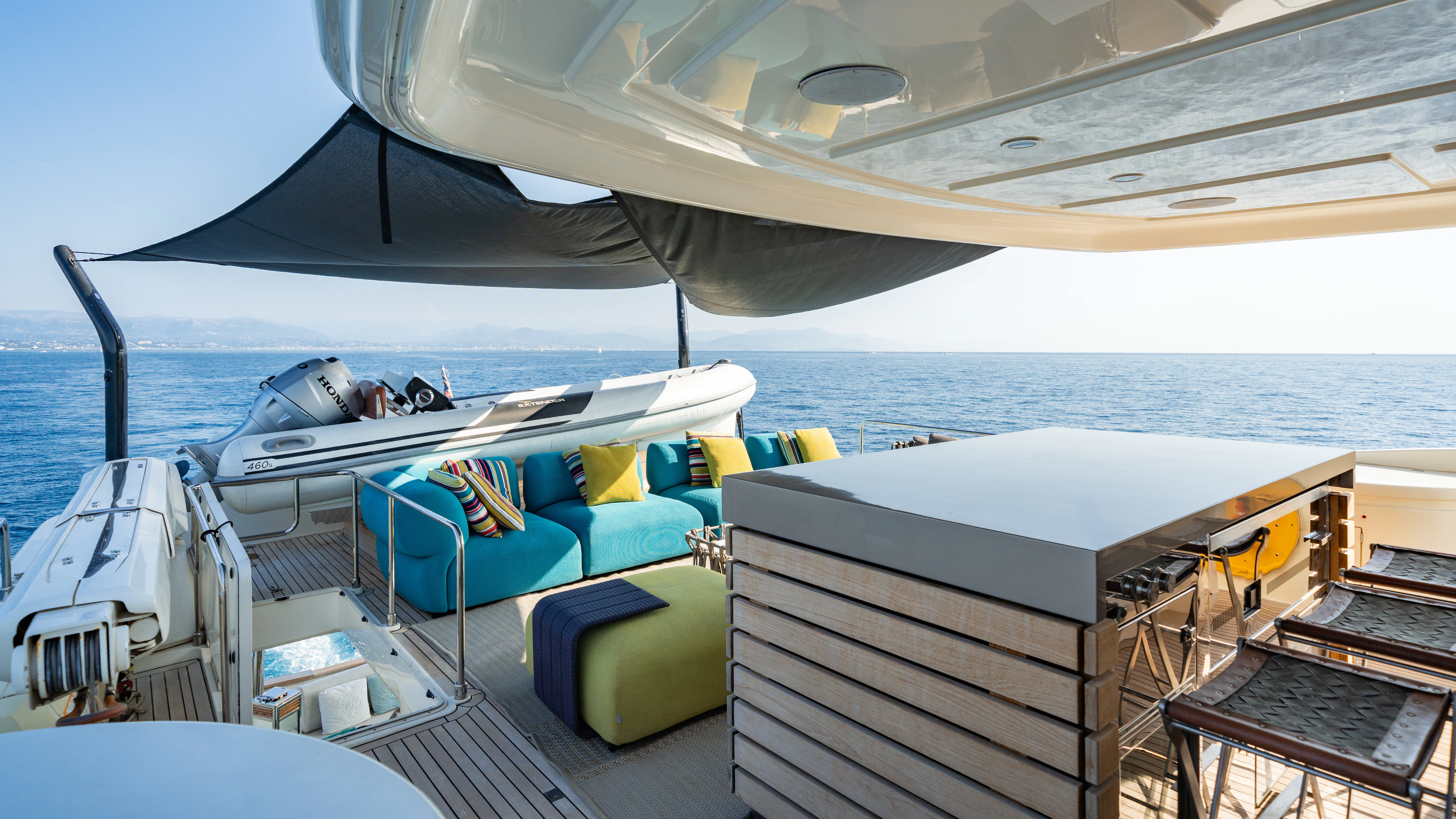 a boat on the water aboard GIADA Yacht for Sale