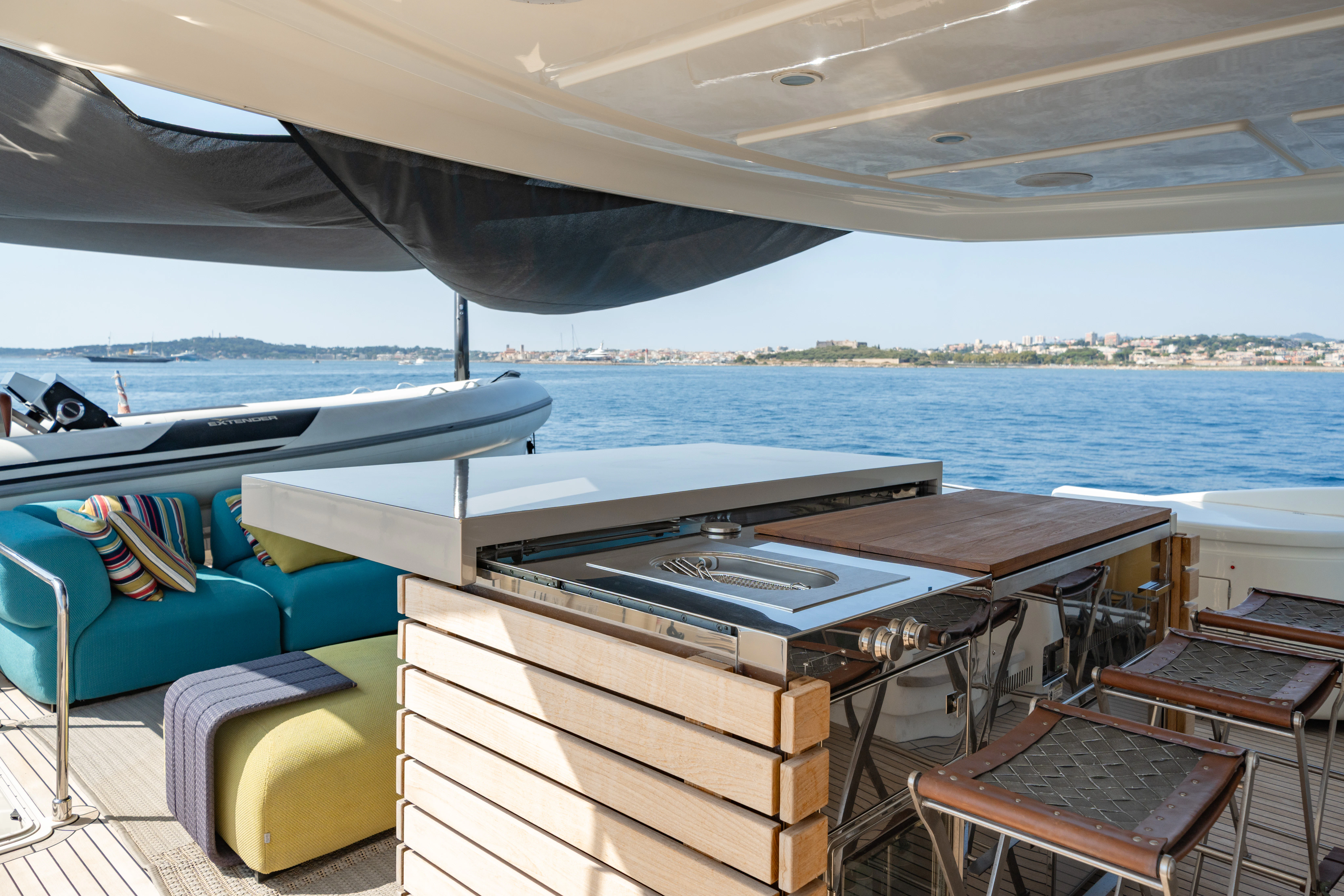 a boat on the water aboard GIADA Yacht for Sale