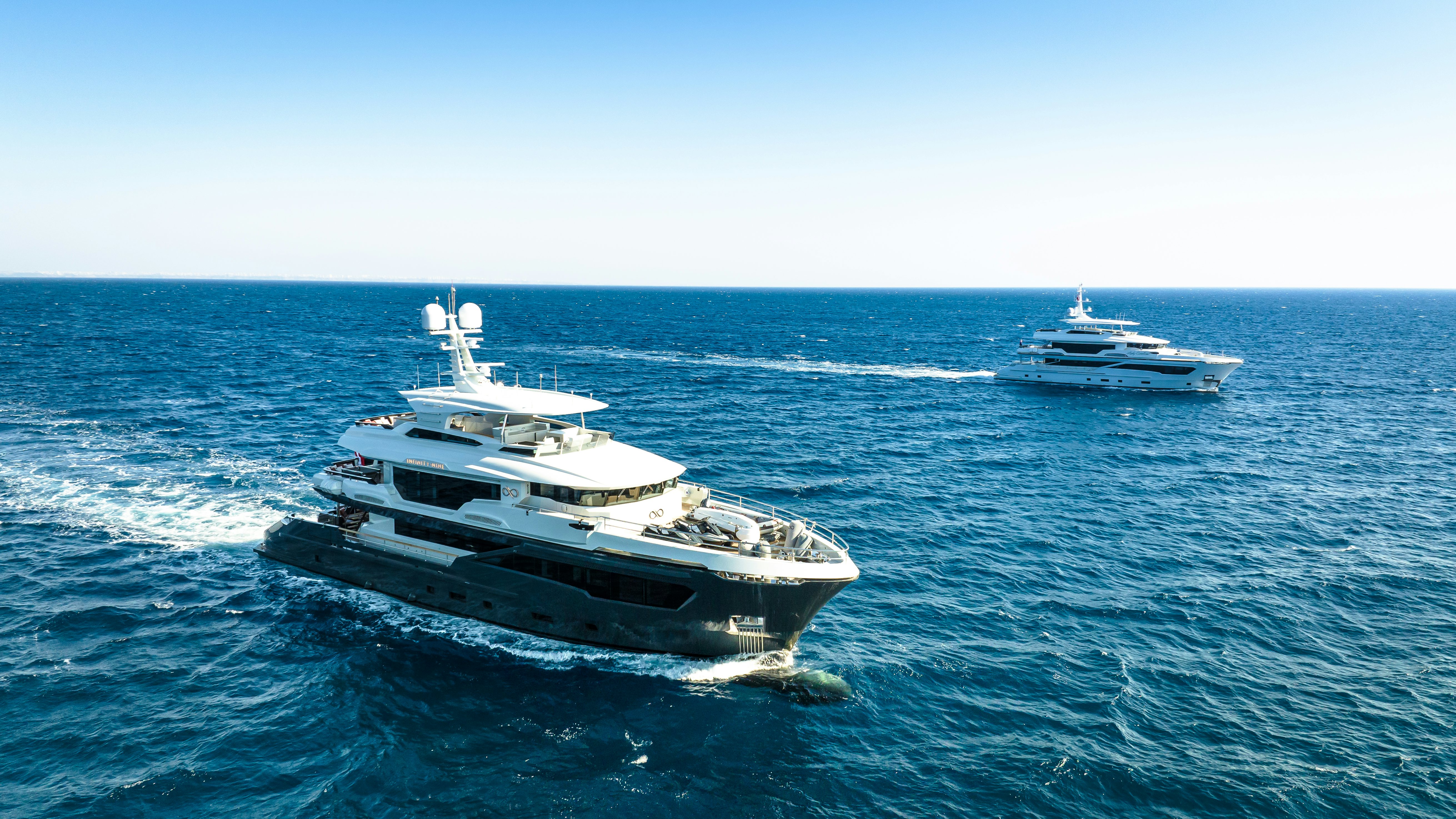 a boat on the water aboard KANDO 110 Yacht for Sale