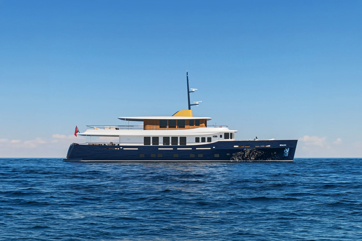 a boat in the water aboard NUMARINE 38XPC Yacht for Sale