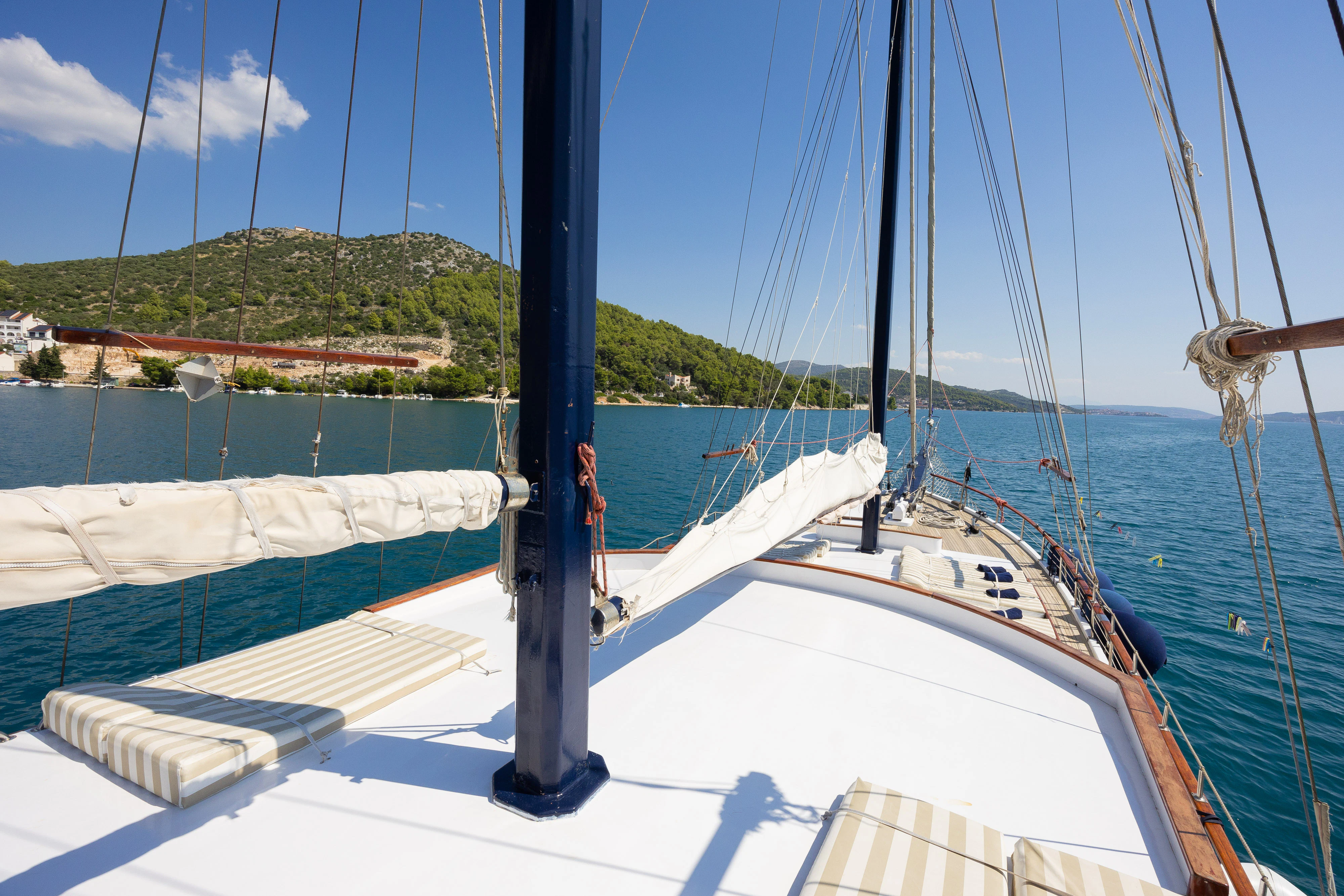 a boat on the water aboard GULET GARDELIN Yacht for Charter
