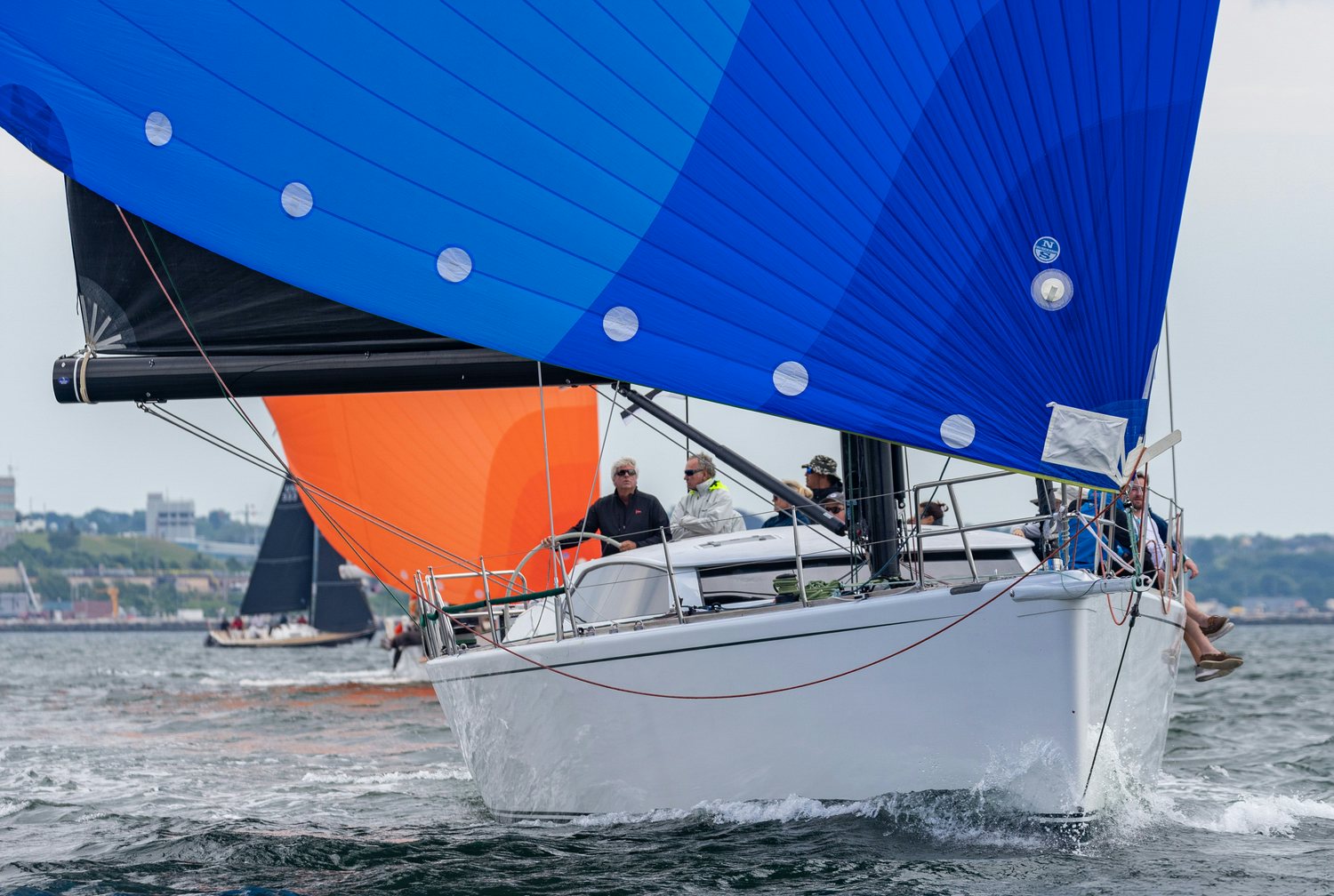 a boat with people on it aboard LAURA Yacht for Sale