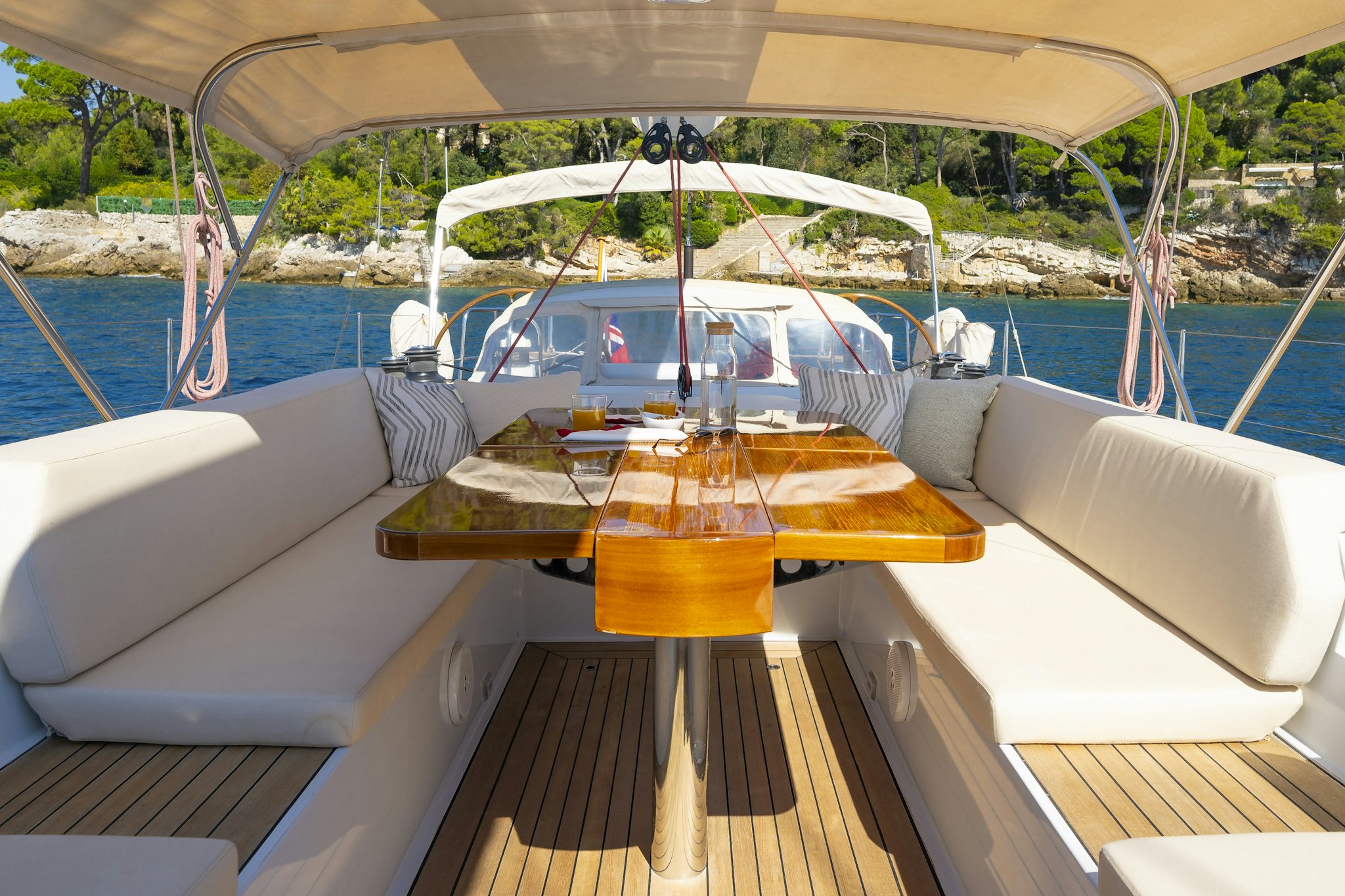 a boat on the water aboard HANNO Yacht for Sale
