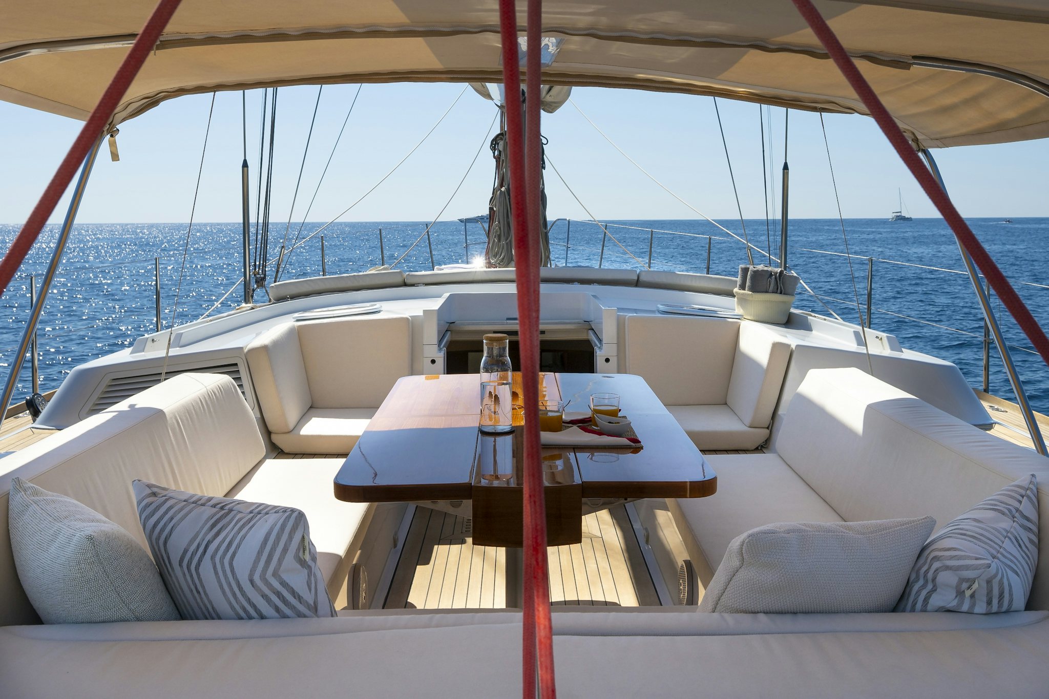 a boat on the water aboard HANNO Yacht for Sale