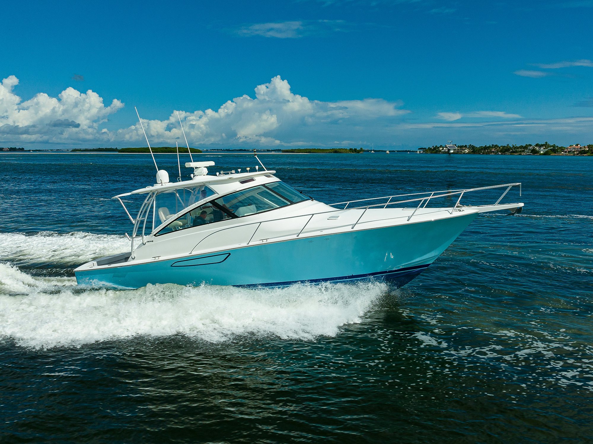 a boat on the water aboard GALENE Yacht for Sale