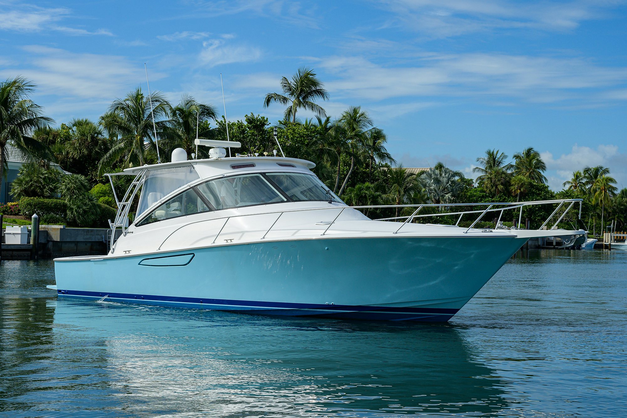 a white boat in the water aboard GALENE Yacht for Sale