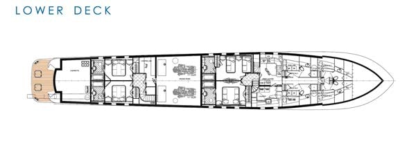 diagram, engineering drawing aboard JUST ENOUGH Yacht for Charter