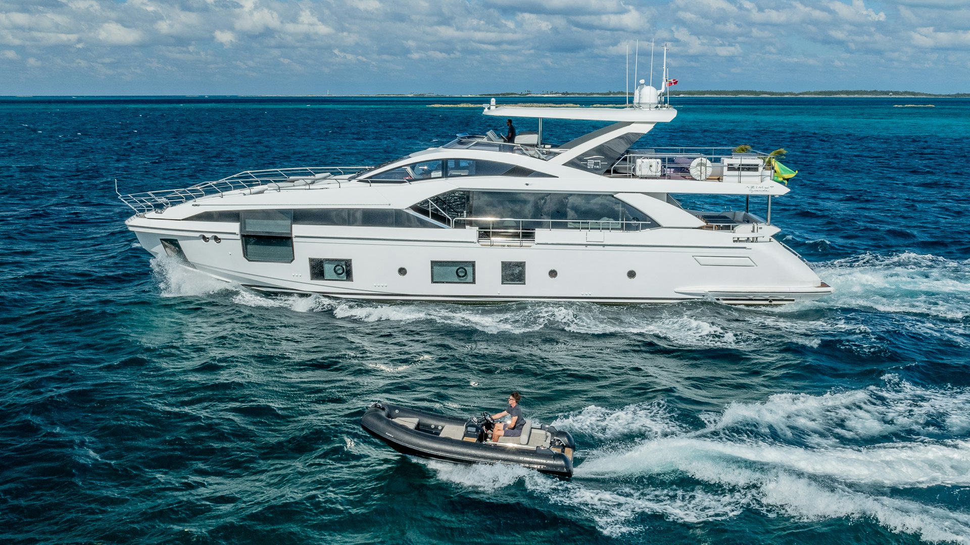 a boat in the water aboard PIER PRESSURE Yacht for Charter