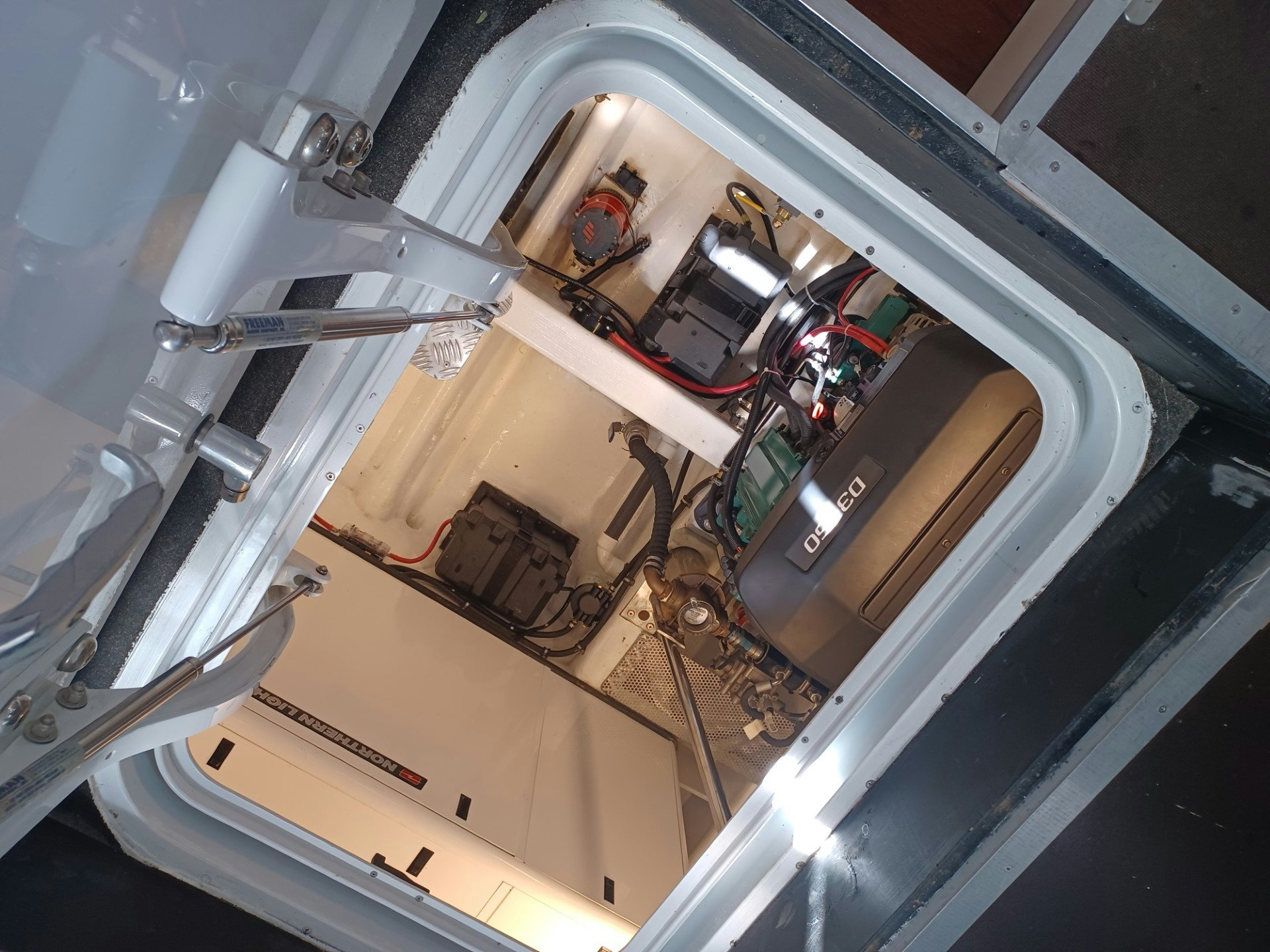 a machine on the machine aboard TARA Yacht for Sale